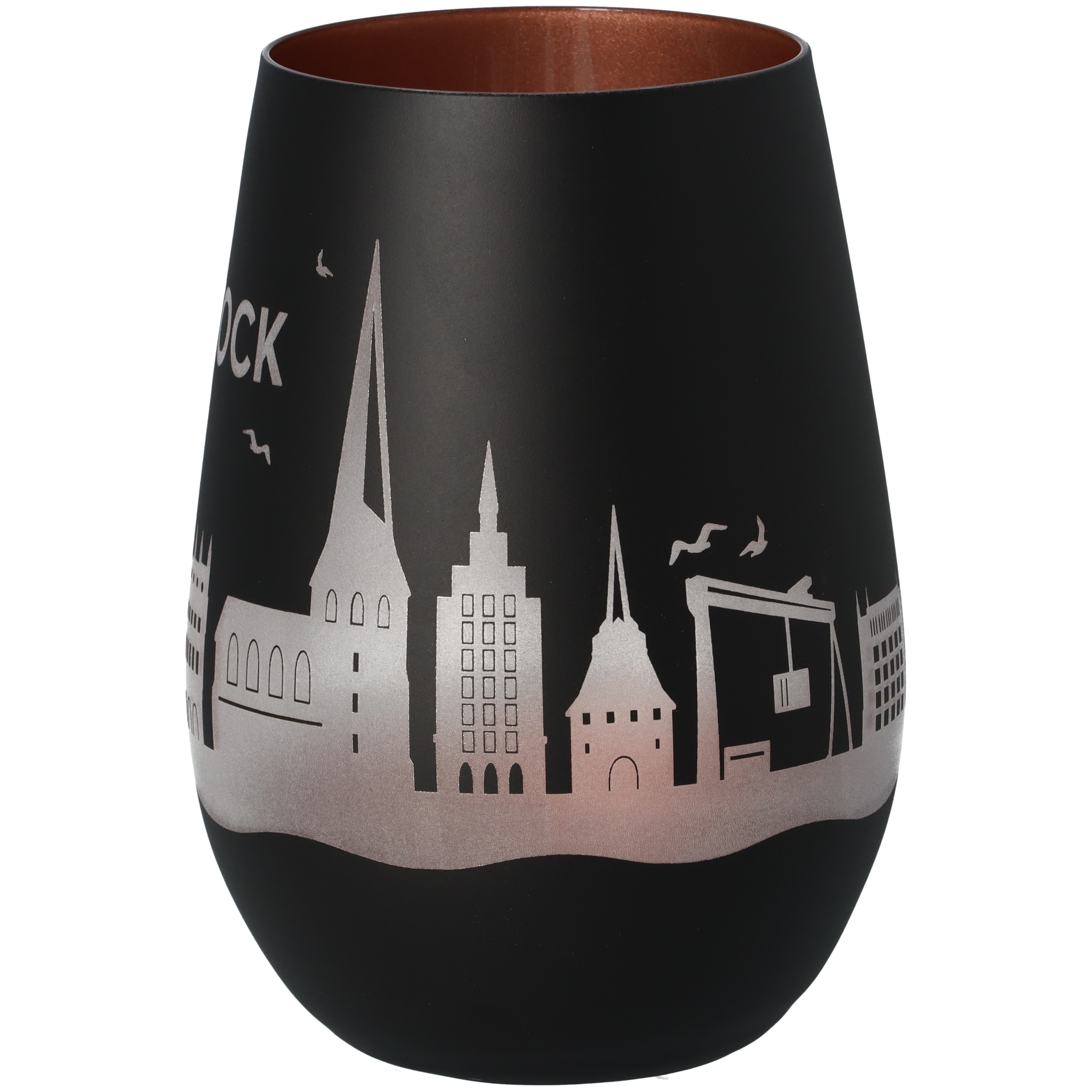 Windlicht Skyline Rostock Schwarz/Bronze Windlicht Skyline Rostock Schwarz/Bronze