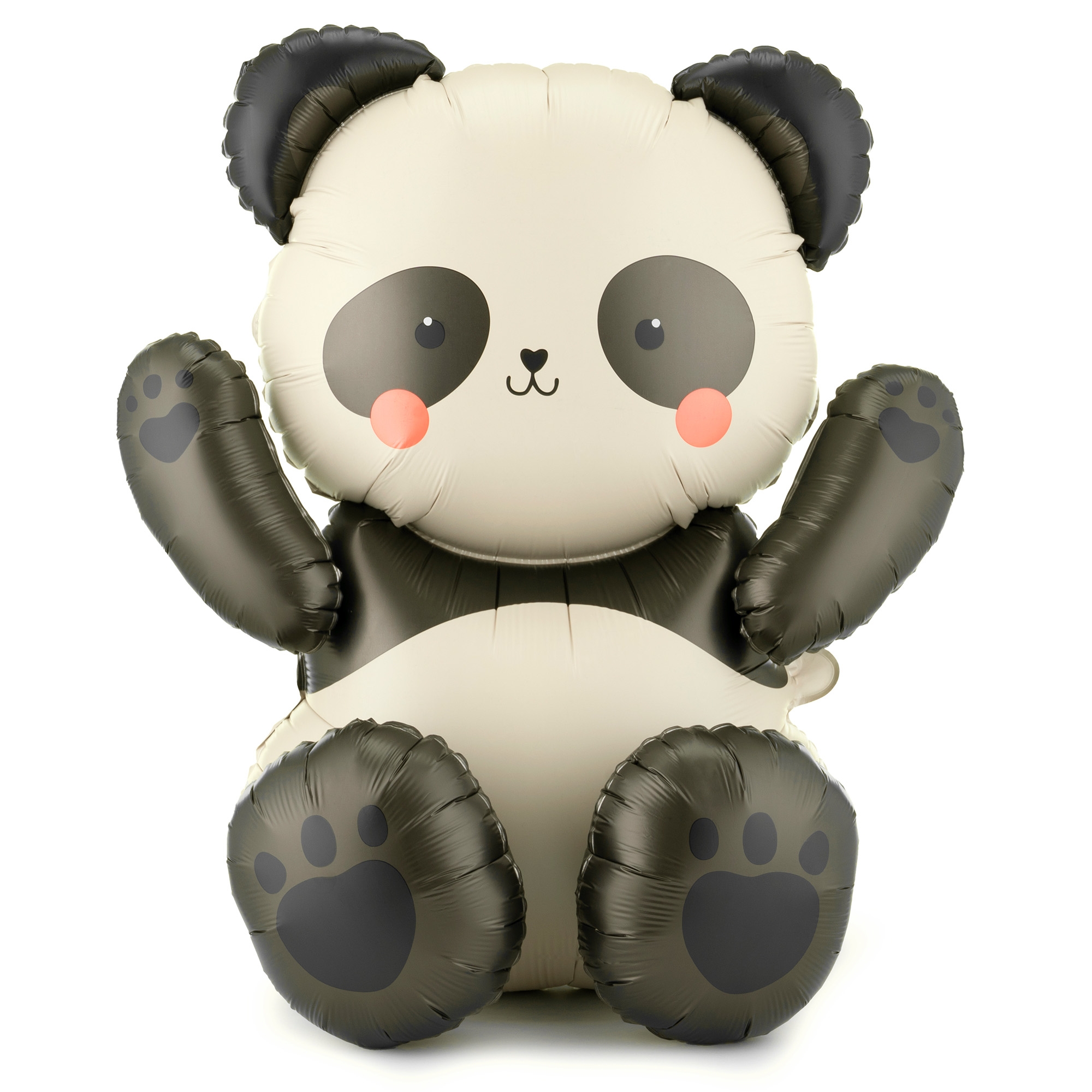Folienballon "Panda" zur Luftbefüllung 70cm Panda, Ballon, Spielzeug, Kuscheltier, Gehäusefarbe Beige-Schwarz