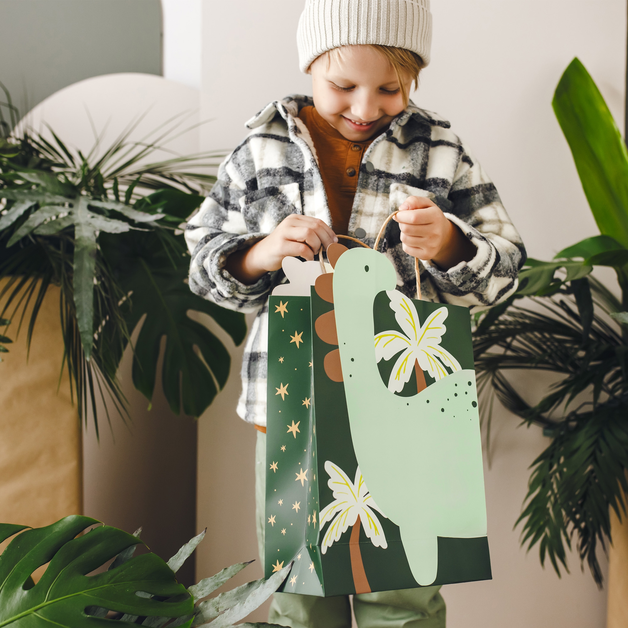 Geschenktüte "Dinosaurier", groß Geschenktüte "Dinosaurier", groß