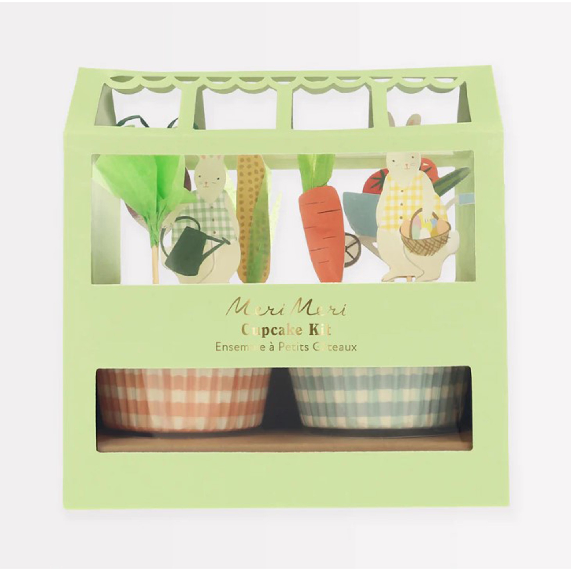 Meri Meri - Cupcake Set "Osterhasen Gewächshaus" Meri Meri - Cupcake Set "Osterhasen Gewächshaus"