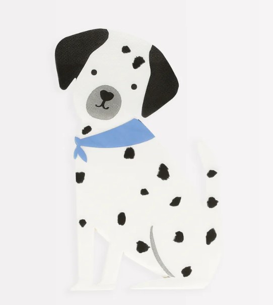 Meri Meri - 16 Papierservietten "Hund" Meri Meri - 16 Papierservietten "Hund"