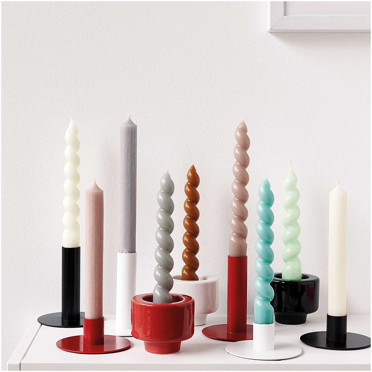 KerzenstÀnder aus Metall - Schwarz KerzenstÀnder aus Metall - Schwarz