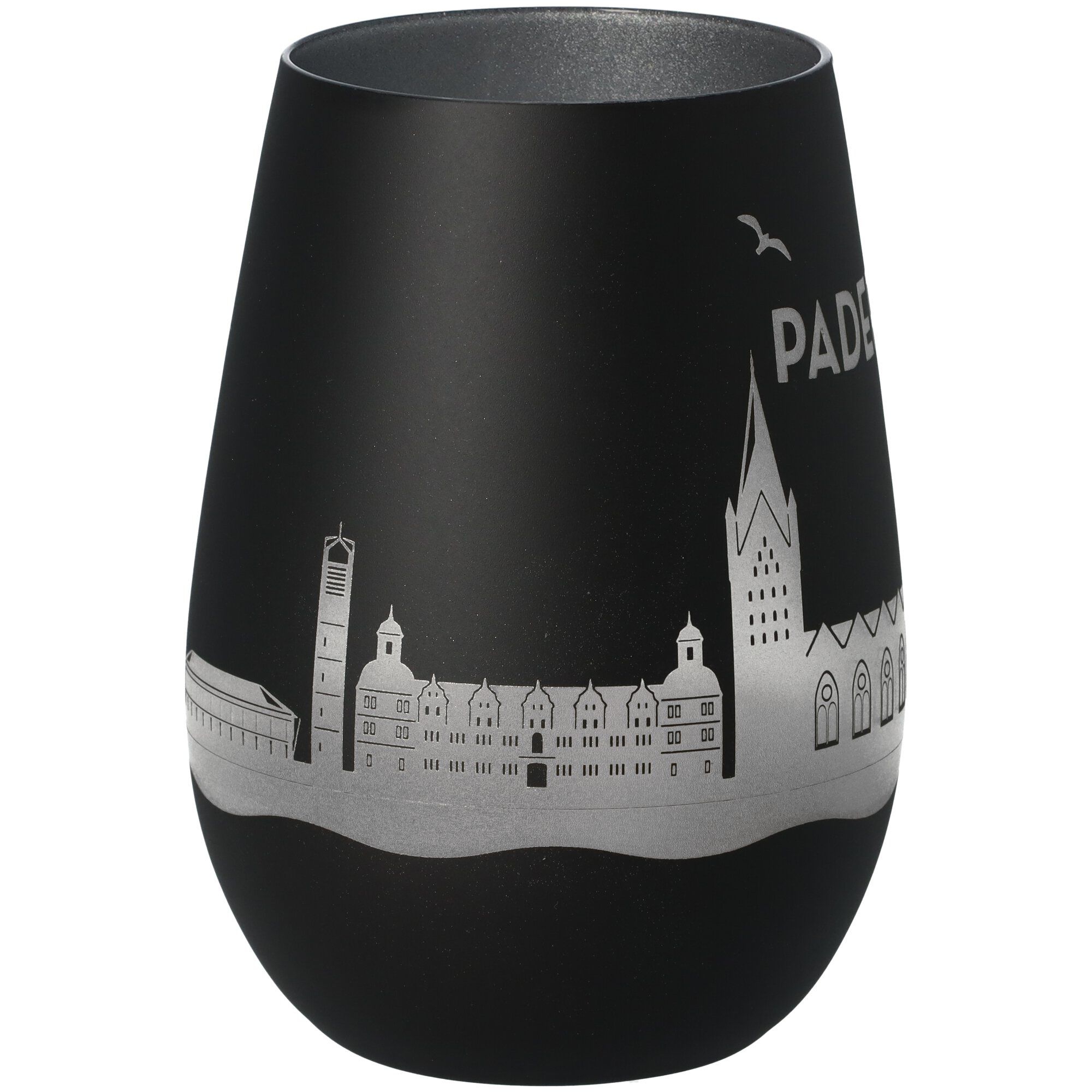 Windlicht Skyline Paderborn Schwarz/Silber Windlicht Skyline Paderborn Schwarz/Silber