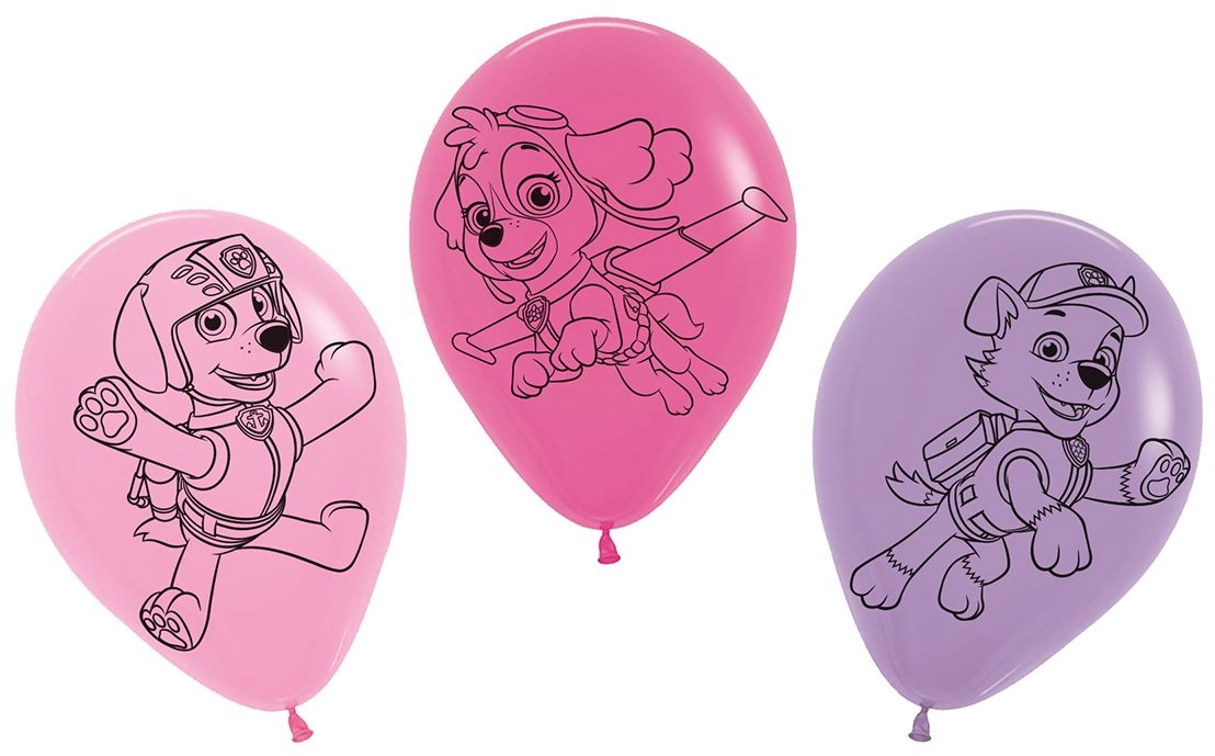 Paw Patrol - 5 Latexballons Paw Patrol - 5 Latexballons