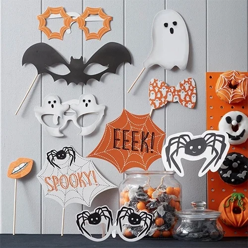 Halloween, Deko, Spinnennetz, Kürbis, Schaurig