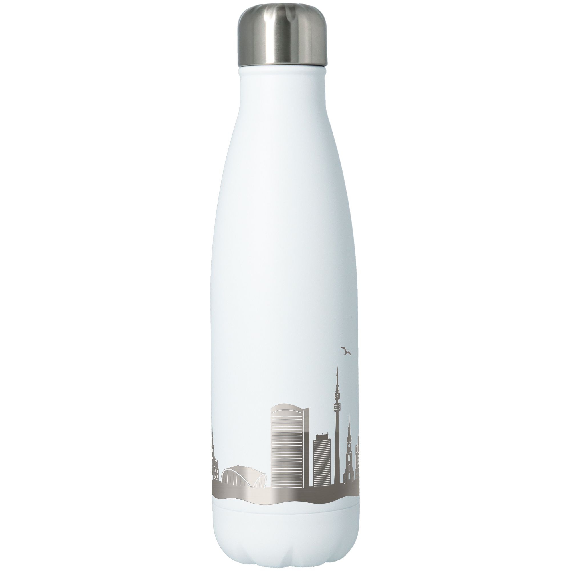 Trinkflasche Skyline Dortmund Weiß 500ml
