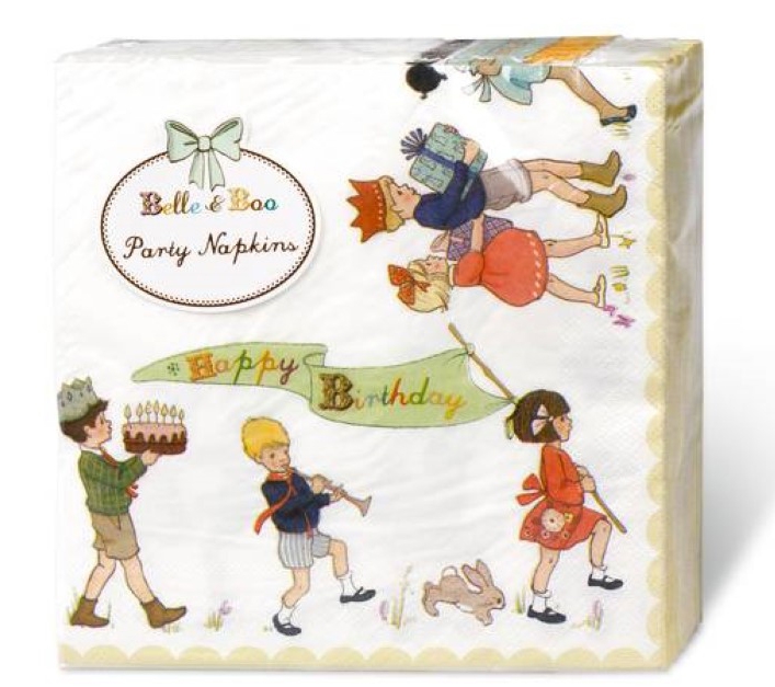Belle & Boo - 20 Happy Birthday Servietten Belle & Boo - 20 Happy Birthday Servietten