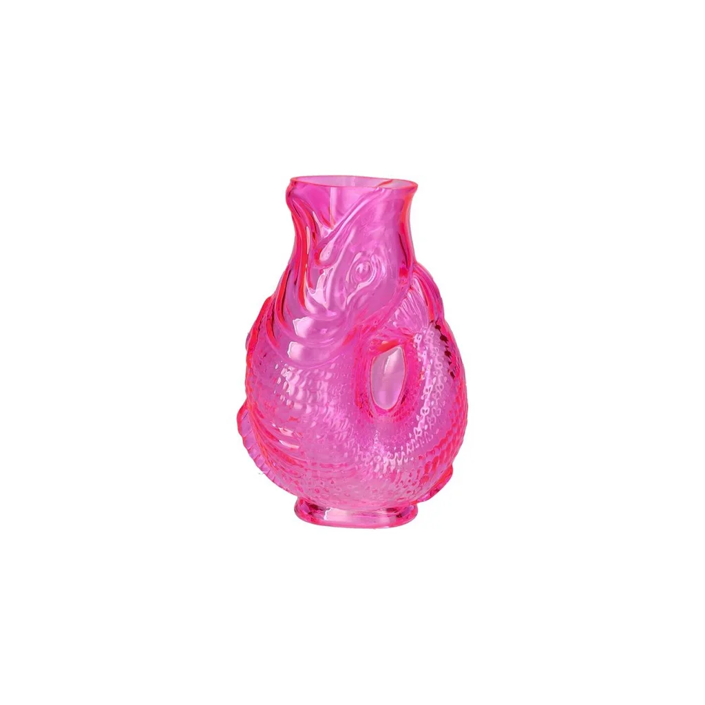 Vase, Glas, Rosa, Vogel-form, Fisch-Muster
