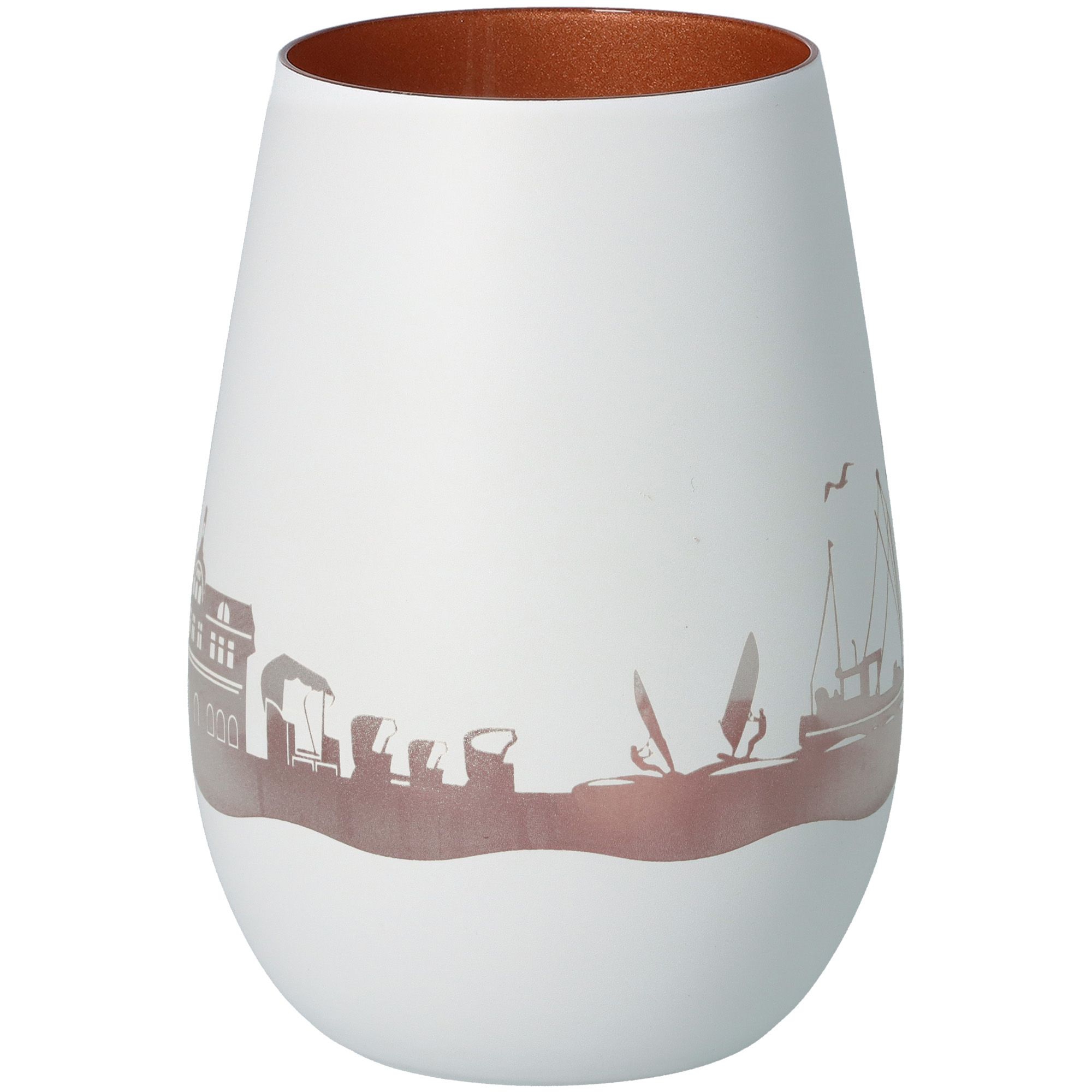 Windlicht Skyline Niendorf Weiß/Bronze Windlicht Skyline Niendorf Weiß/Bronze