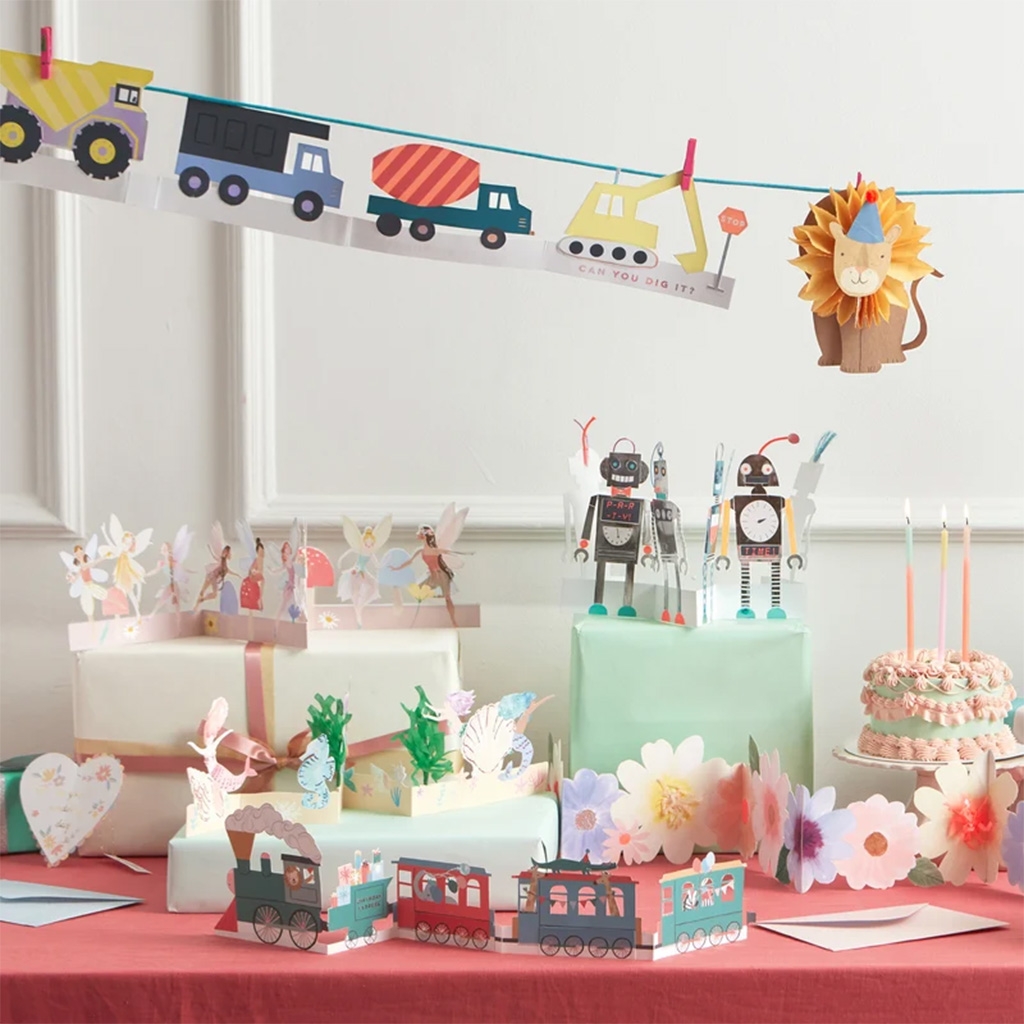 Papiertiere, Pappdekoration, Kindergeburtstag, Luftballon, Bastelgeschenk