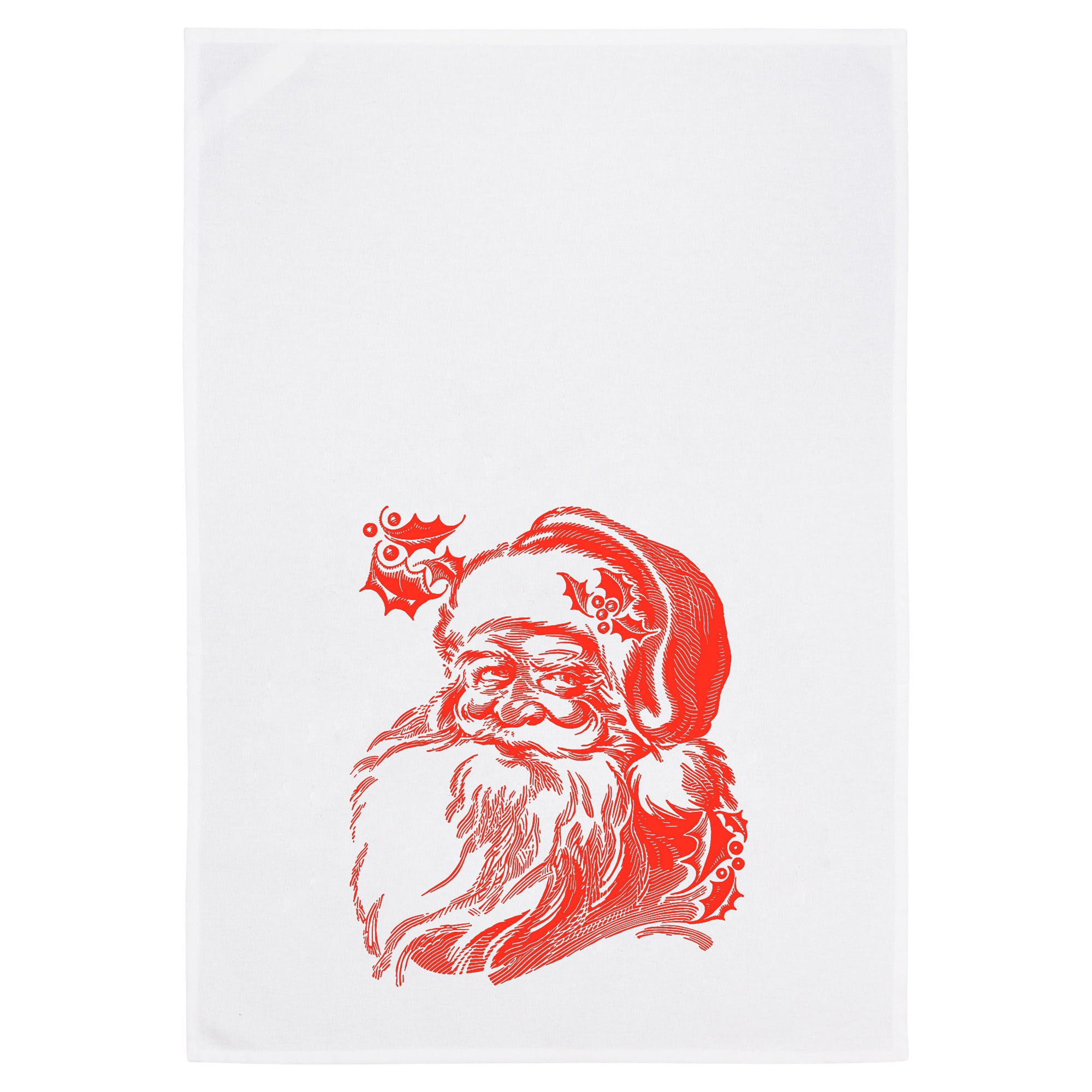 Geschirrtuch "Weihnachtsmann Neonrot" Geschirrtuch "Weihnachtsmann Neonrot"