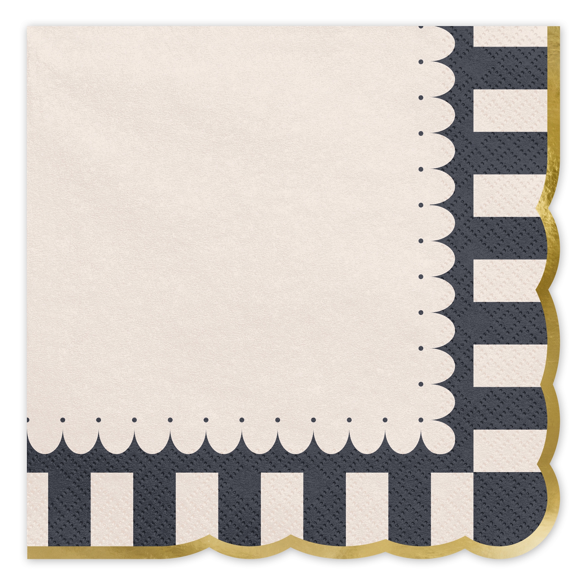 12 Servietten "Goldrand" Dekoration für Zuhause, Teppich, Muster