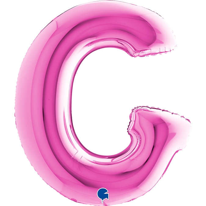 Folienballon Buchstabe G Pink 100cm Folienballon Buchstabe G Pink 100cm