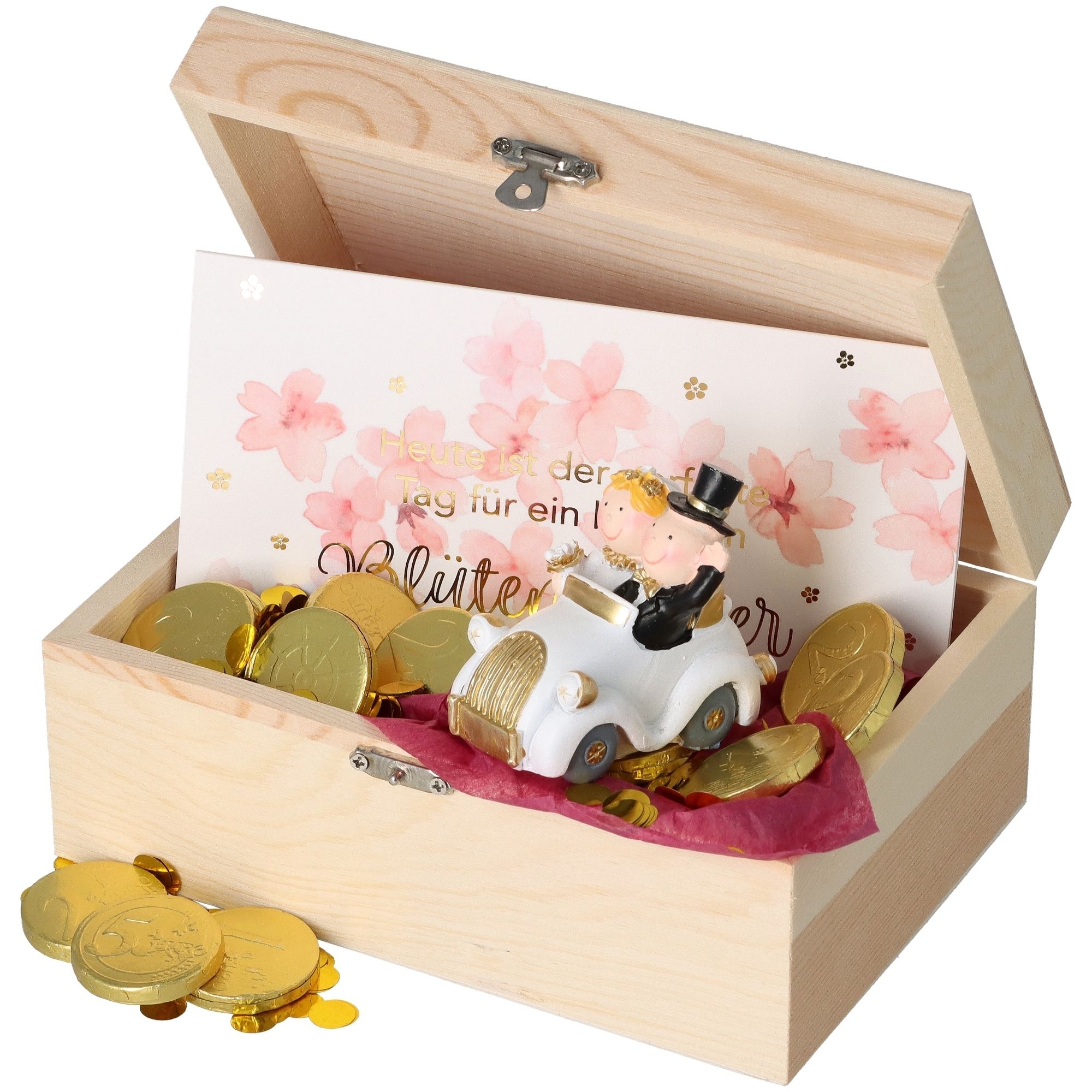 Geschenkbox Goldene Hochzeit "Namen" Geschenkbox Goldene Hochzeit "Namen"