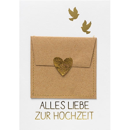 Räder Design - Grußkarte "zur Hochzeit" mit Geldfach Räder Design - Grußkarte "zur Hochzeit" mit Geldfach
