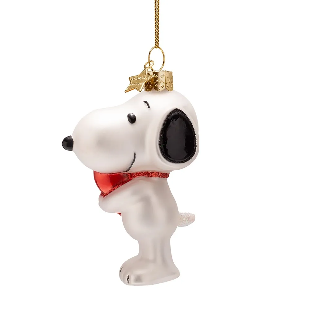 Vondels Weihnachtskugel "Snoopy mit Herz"