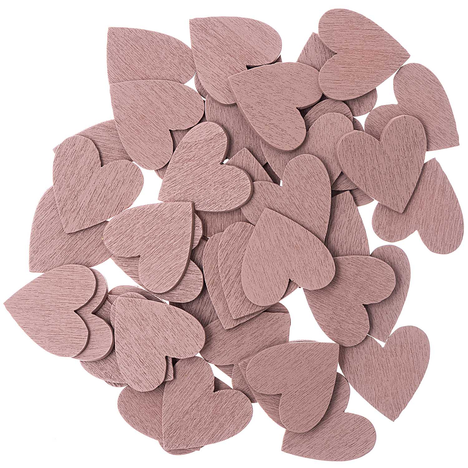 Konfetti - Holzstreu ♥, Taupe Konfetti - Holzstreu ♥, Taupe