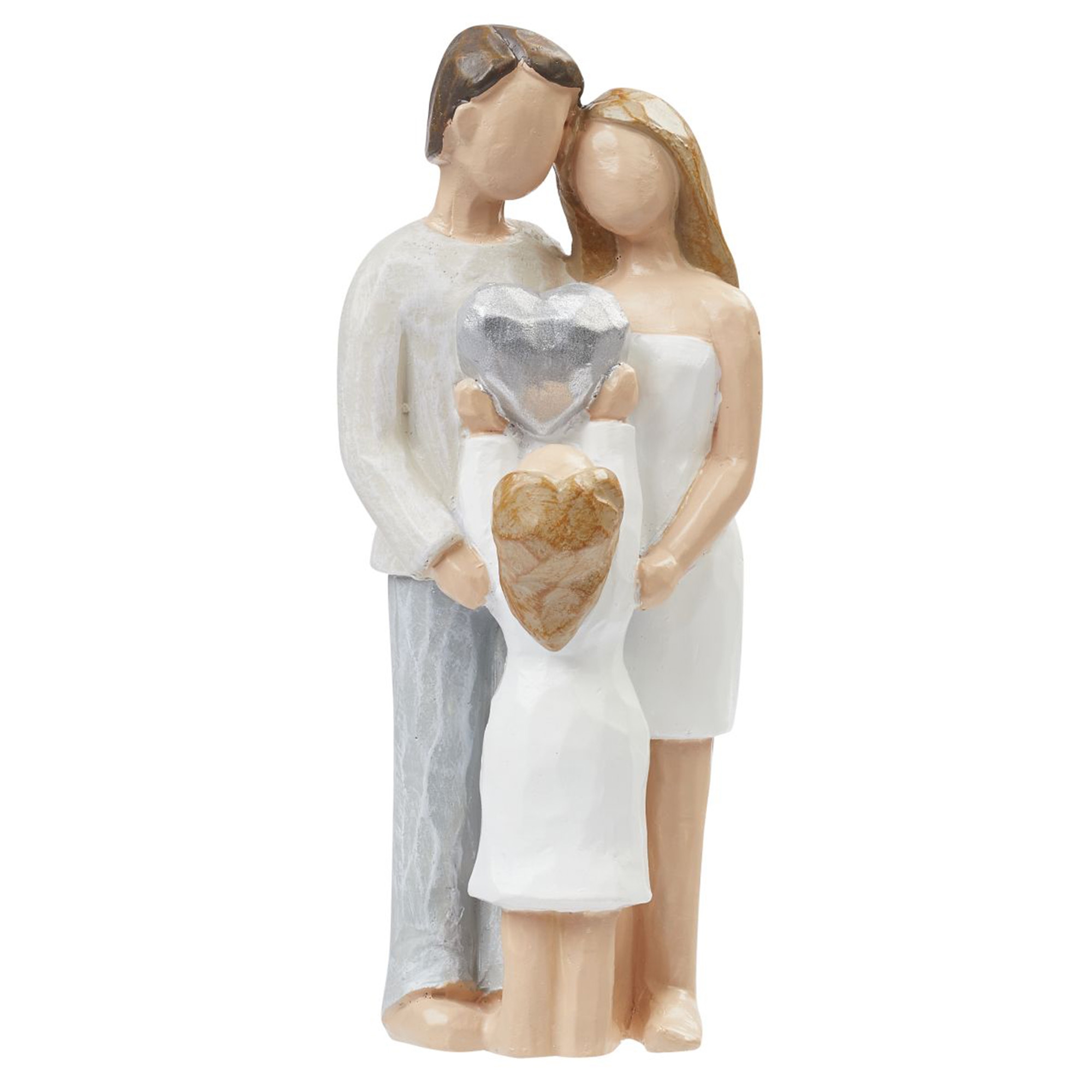 Paar mit Kind, 8,5 cm Paar mit Kind, 8,5 cm