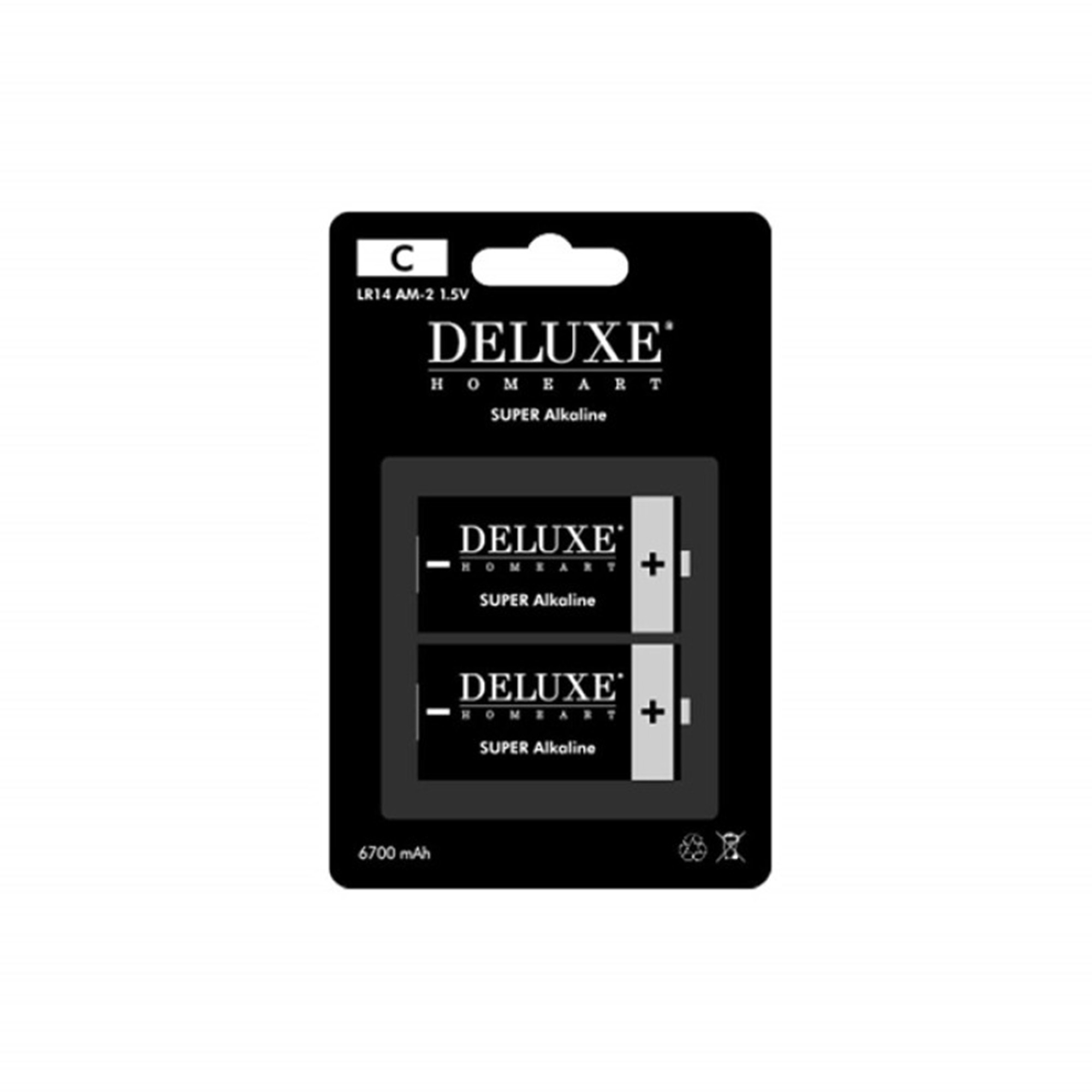 Deluxe - Batterien, Typ C, 2 Stück Deluxe - Batterien, Typ C, 2 Stück