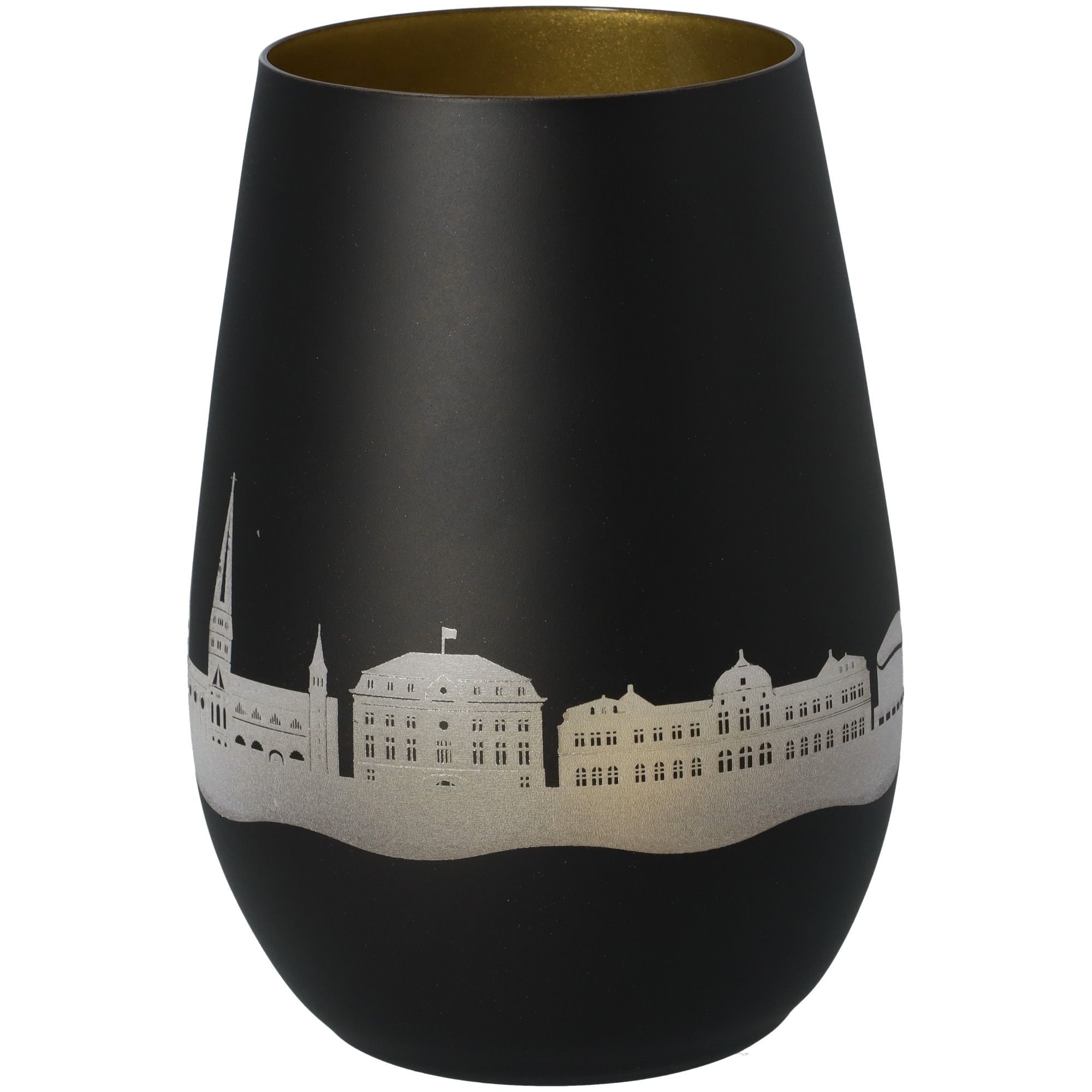 Windlicht Skyline Bonn Schwarz/Gold Windlicht Skyline Bonn Schwarz/Gold