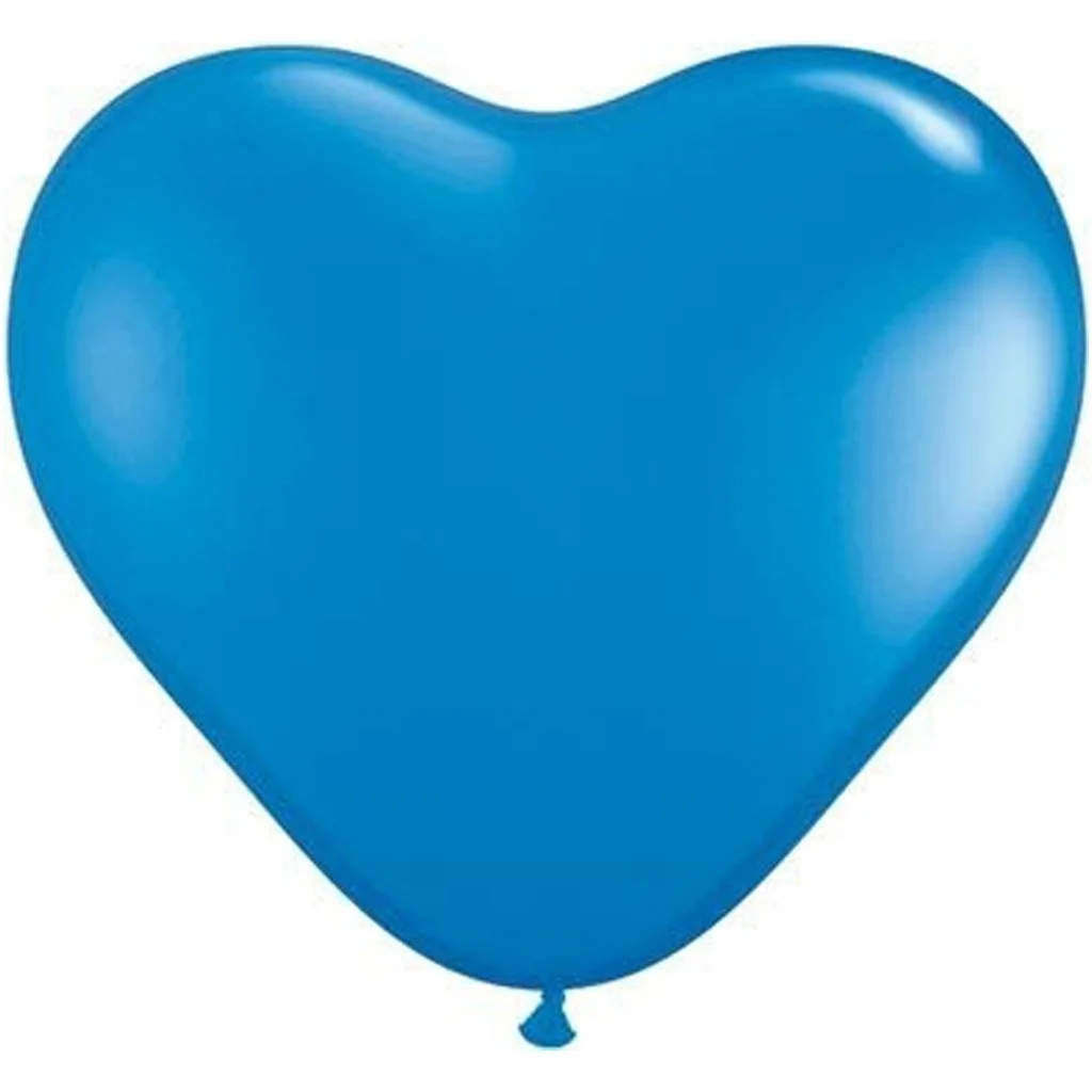 Herzballon, Luftballon, Blau, Ballon, Herzform