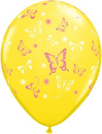 Qualatex Latexballon Schmetterlinge verschiedene Farben Ø 30cm