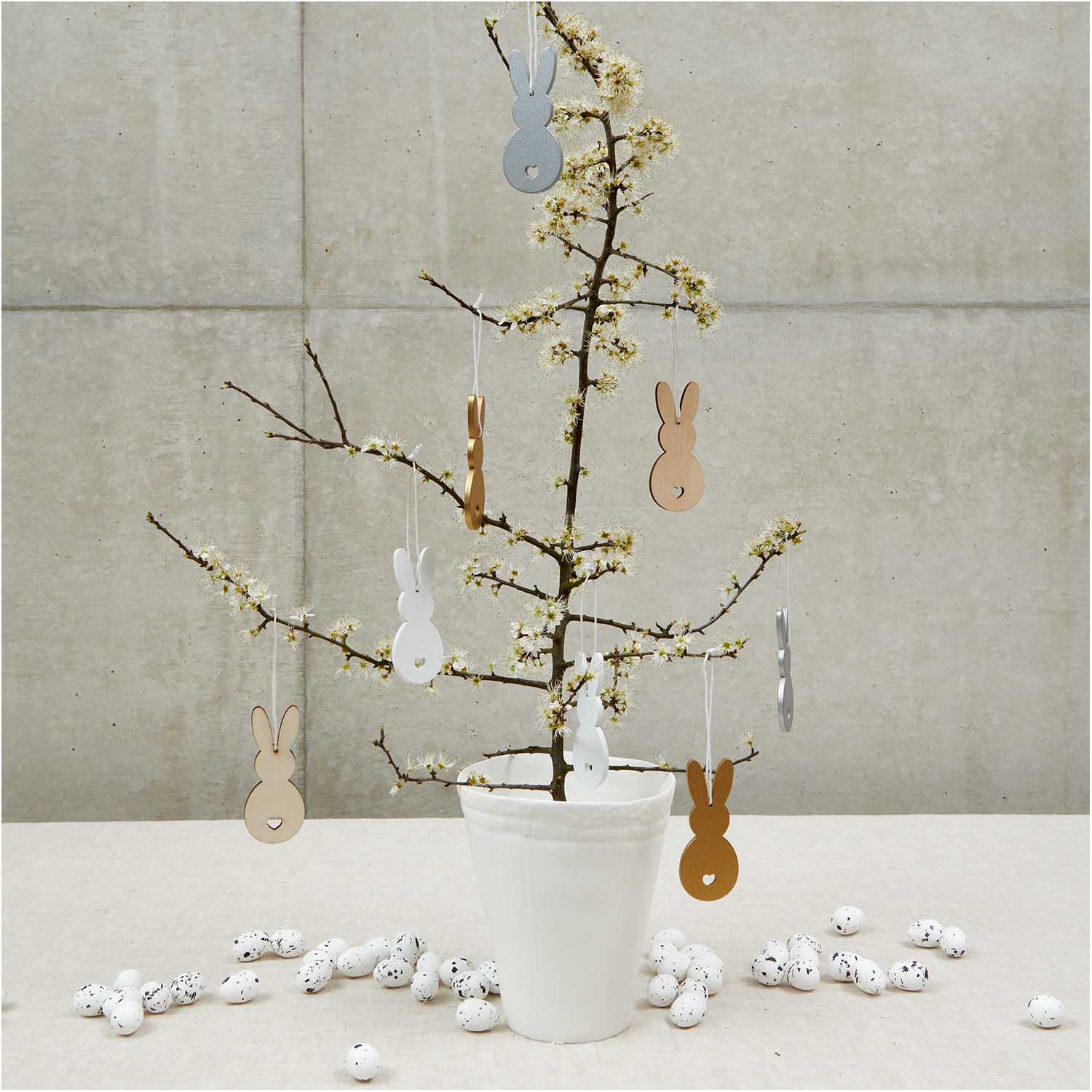 2 Holzanhänger "Hase", Natur 2 Holzanhänger "Hase", Natur