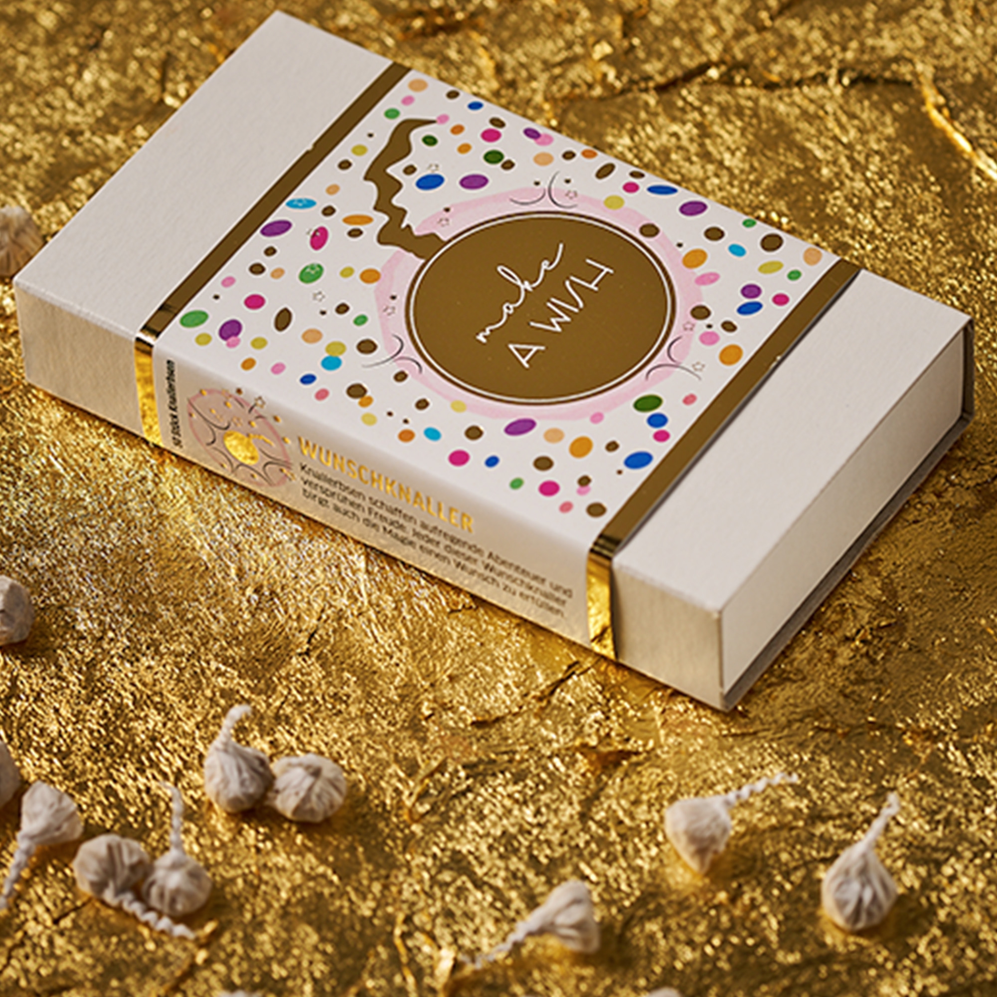 Wunschknaller " Make a Wish" 50 Knallerbsen Wunschknaller " Make a Wish" 50 Knallerbsen