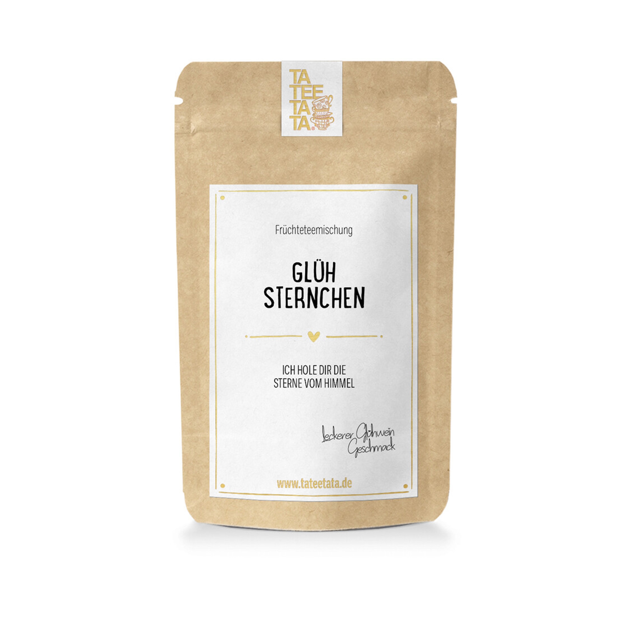 Tee "Glühsternchen" Glühwein Geschmack, 15 g Pulver