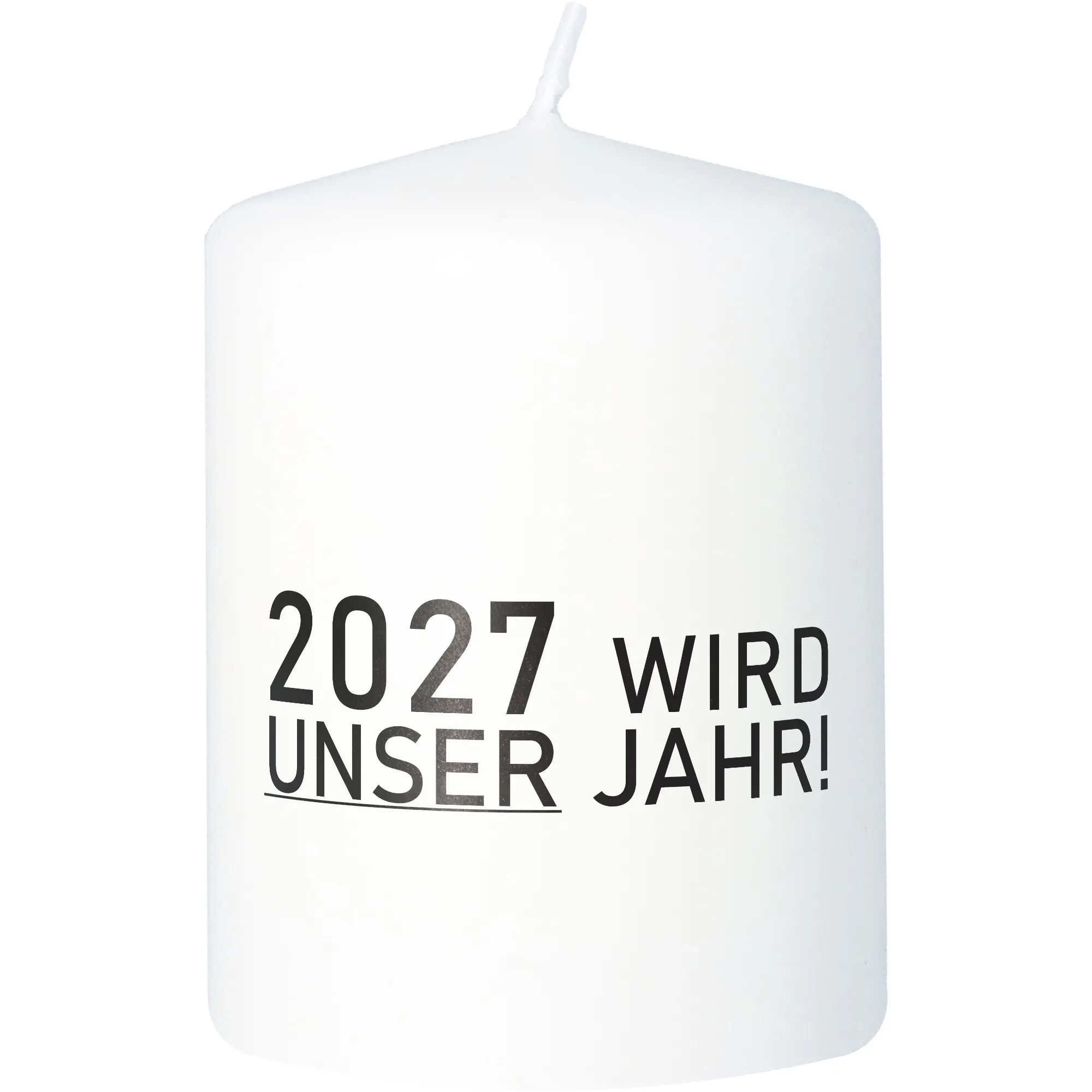 Kerze "2027 wird unser Jahr!"
