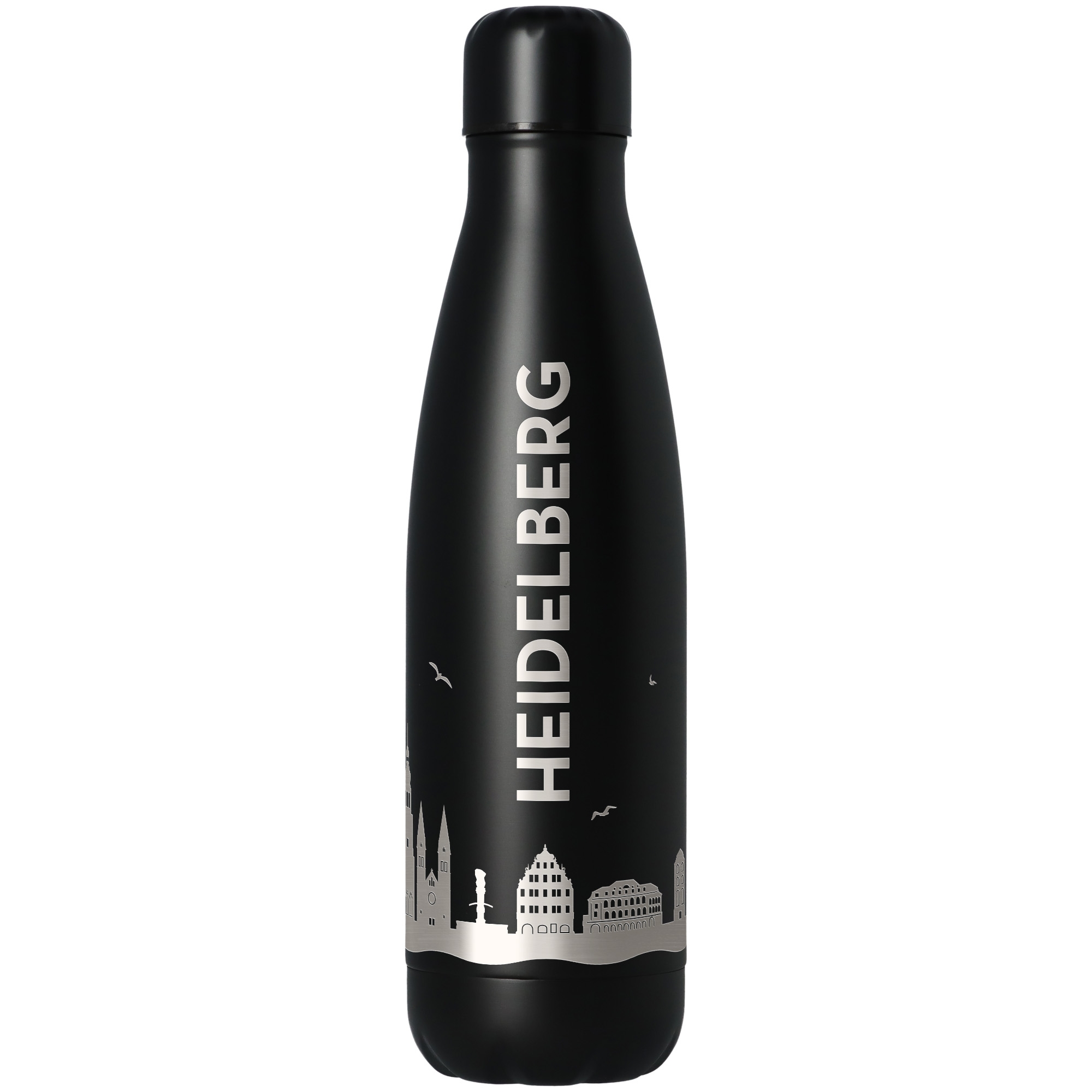 c1c572d93c30ed28d374b5ff89046f057d072df8 Trinkflasche Skyline Heidelberg Schwarz 500ml