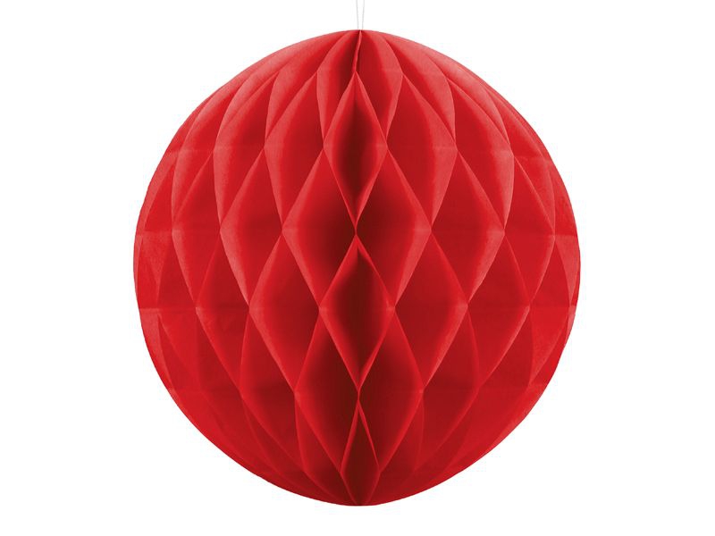Wabenball Rot, L - 30 cm Ø