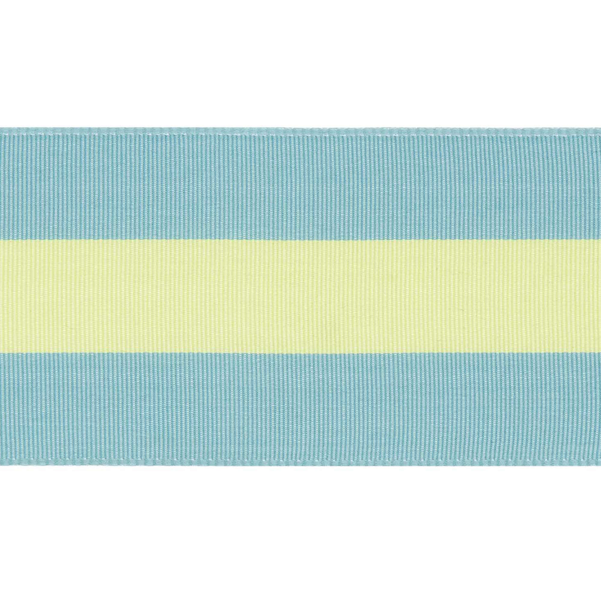 Webband Streifen, Blau/Grün 58mm / 3m Dekoration für Zuhause, Teppich, Architektur, Gebäude