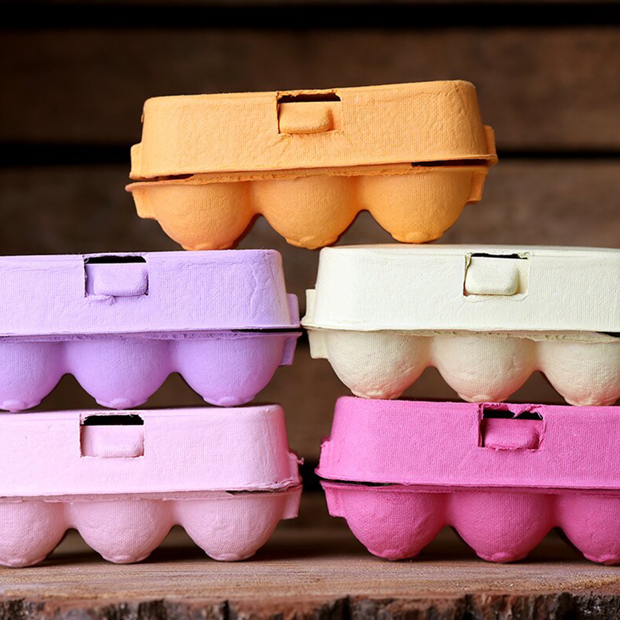 6er Eierkarton in Rosa 6er Eierkarton in Rosa