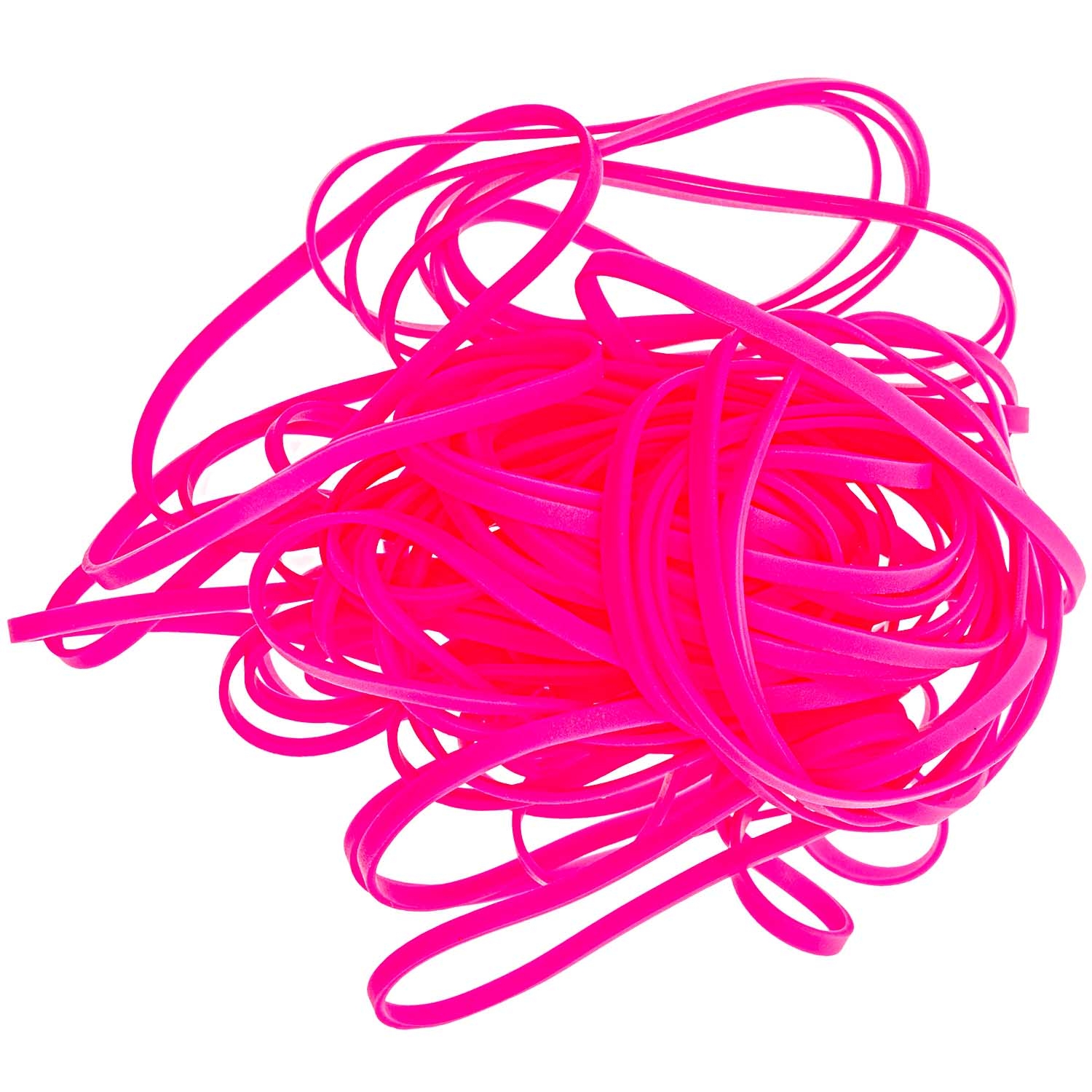 Gummibänder Neon Pink, 45g