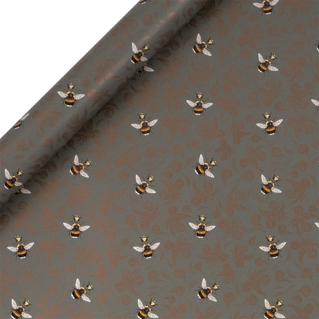 Geschenkpapier auf Rolle "Bienen" 4m