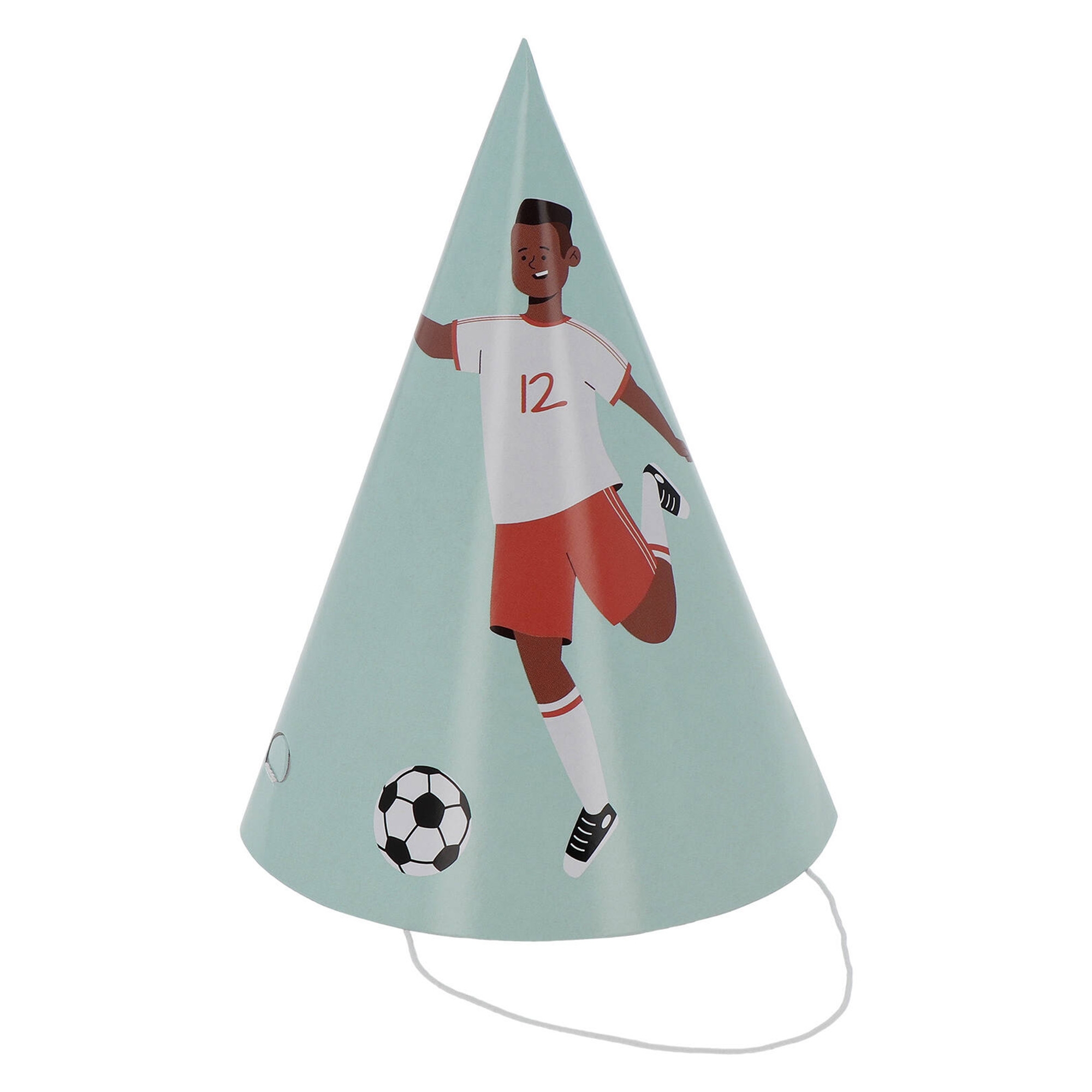 6 Partyhüte "Fußball" 6 Partyhüte "Fußball"