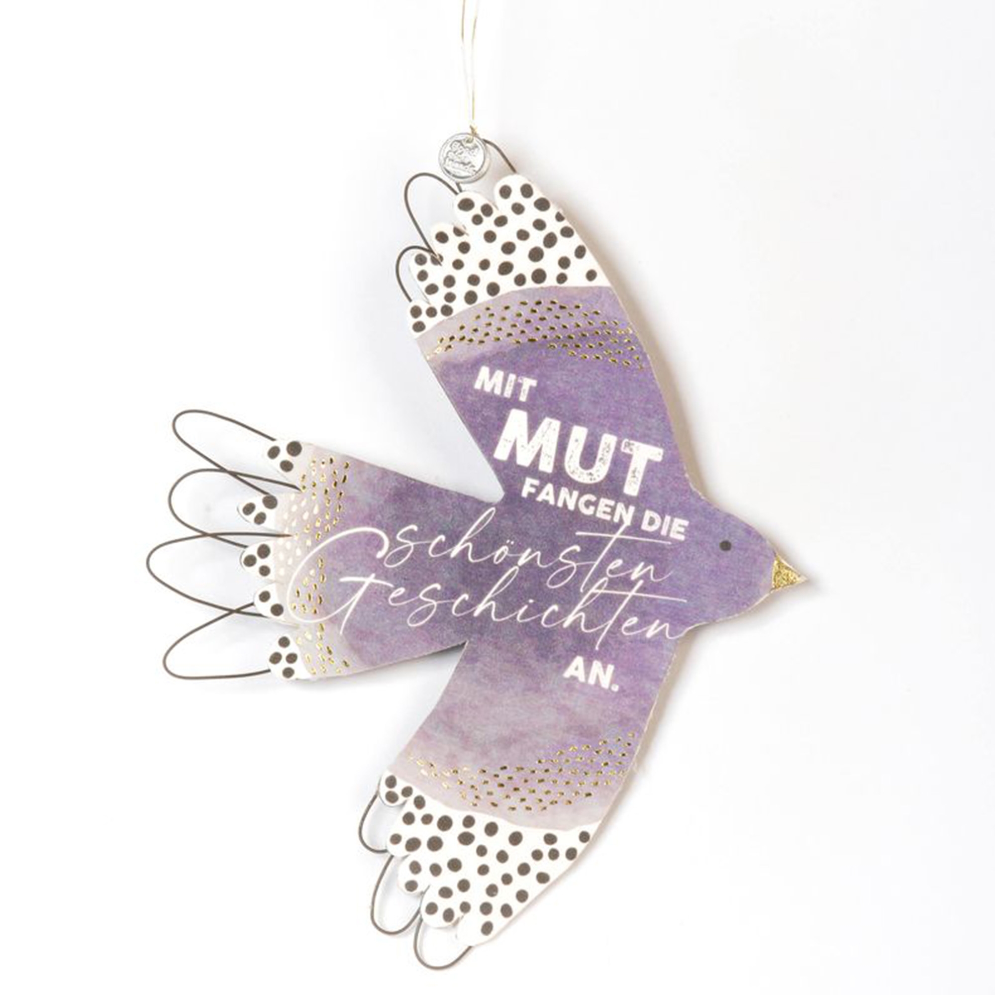 Seelenvögel "Mit Mut..." Zubehor, Schmuck, Halskette