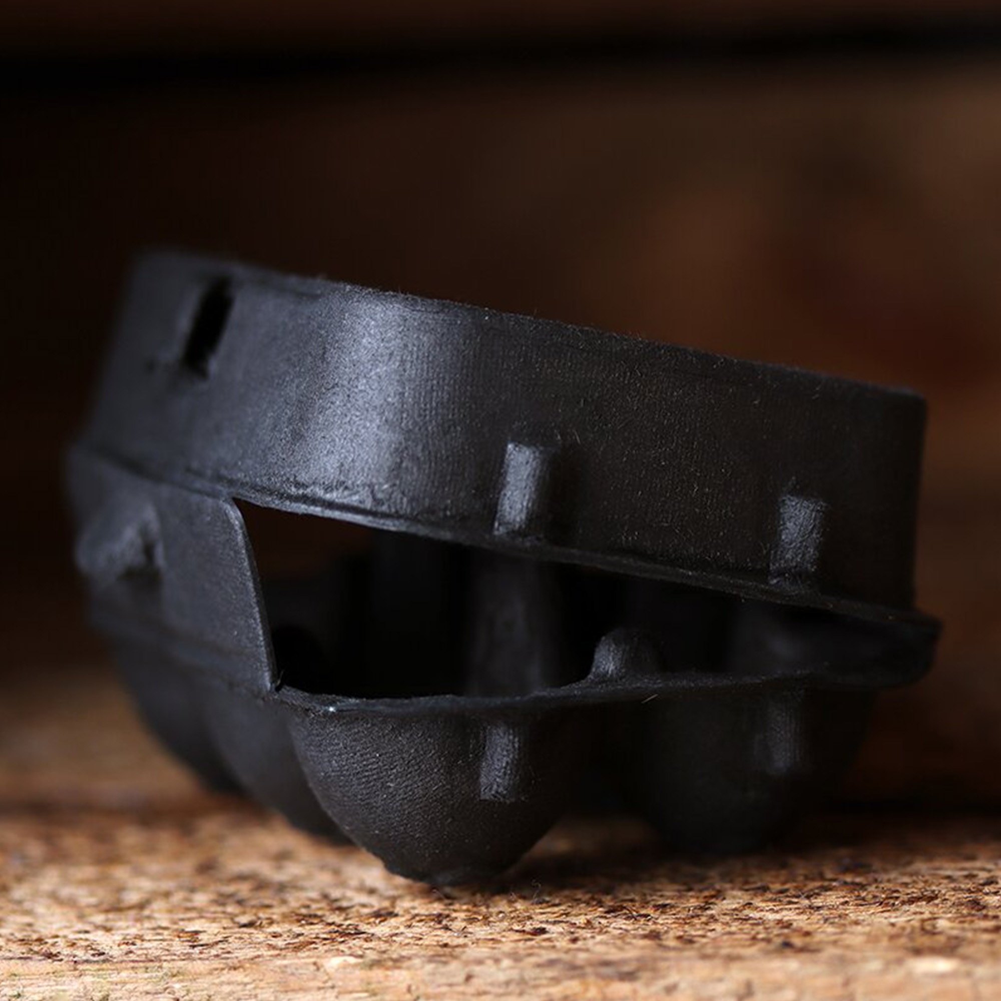 6er Eierkarton in Schwarz 6er Eierkarton in Schwarz