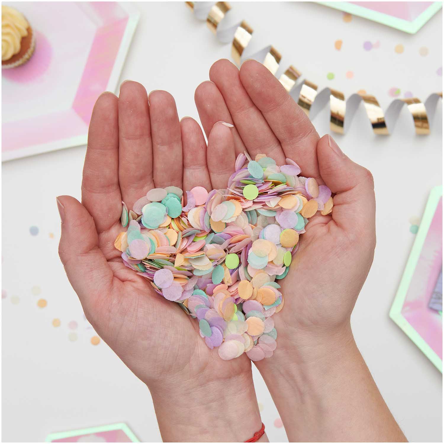 Konfetti - Pastell Regenbogen Mix, 20g