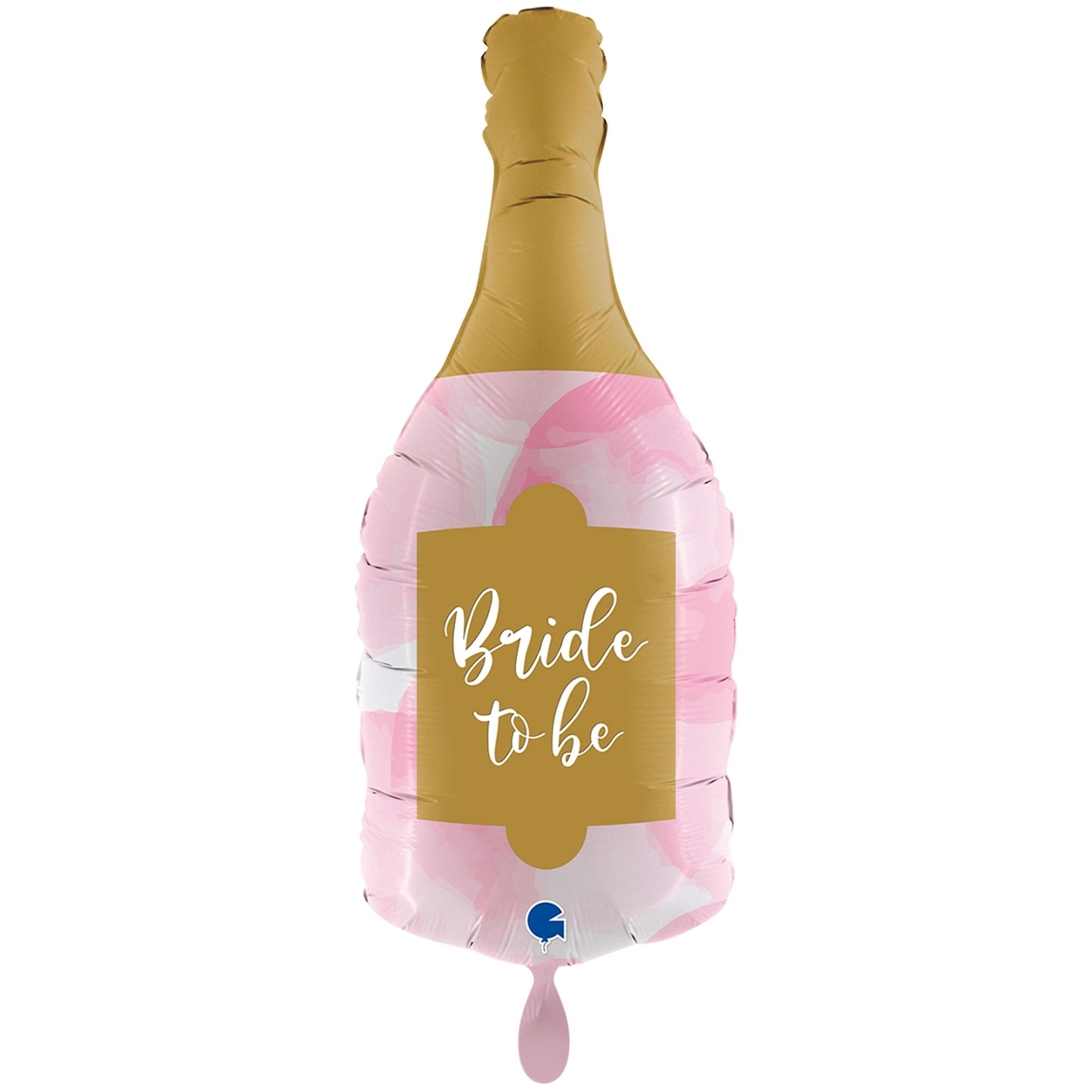 Folienballon "Bride to be Flasche" 80cm Getränk, Flasche, Schnaps, Wein, Weinflasche