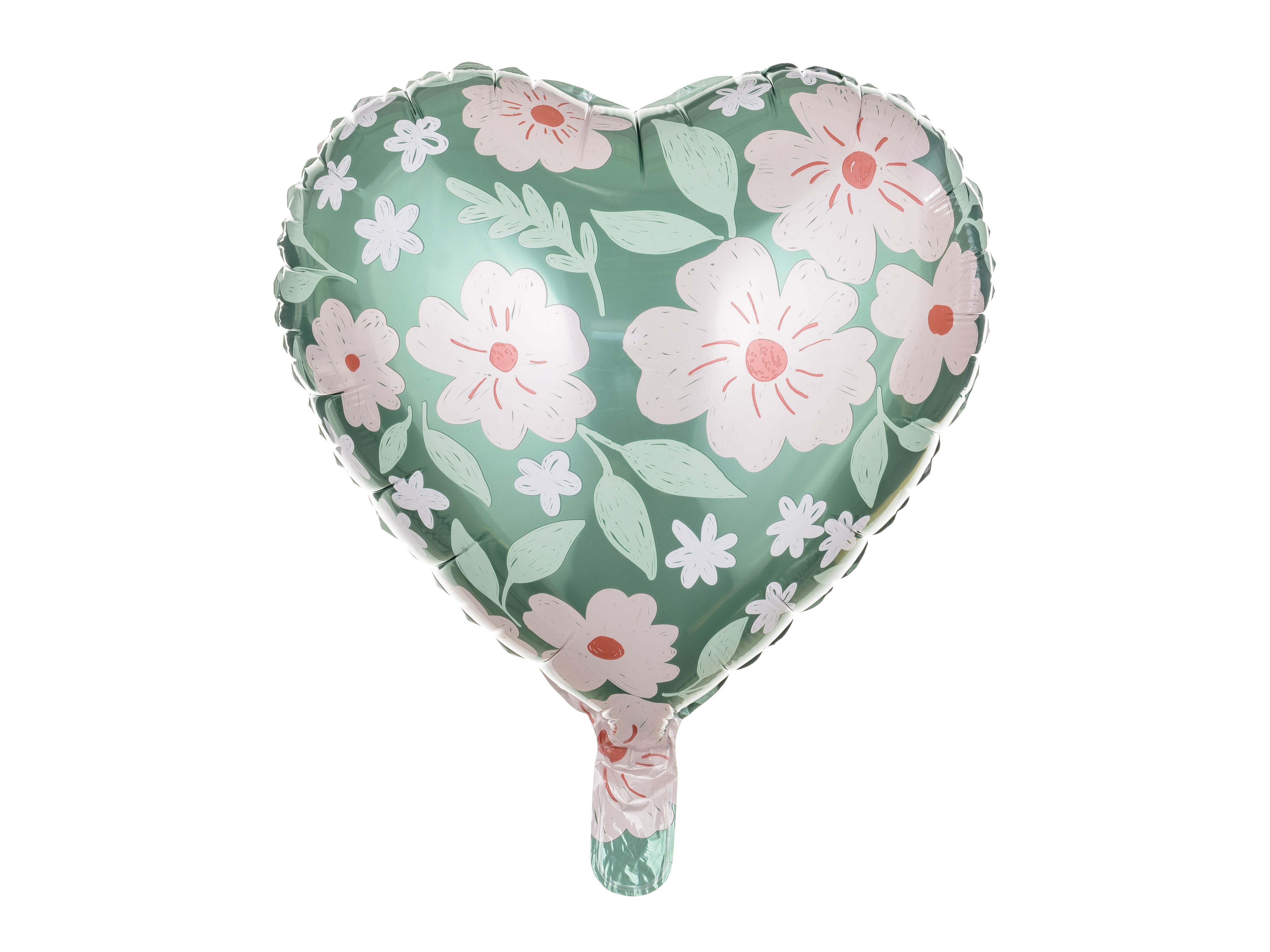Folienballon Herz "Blume"