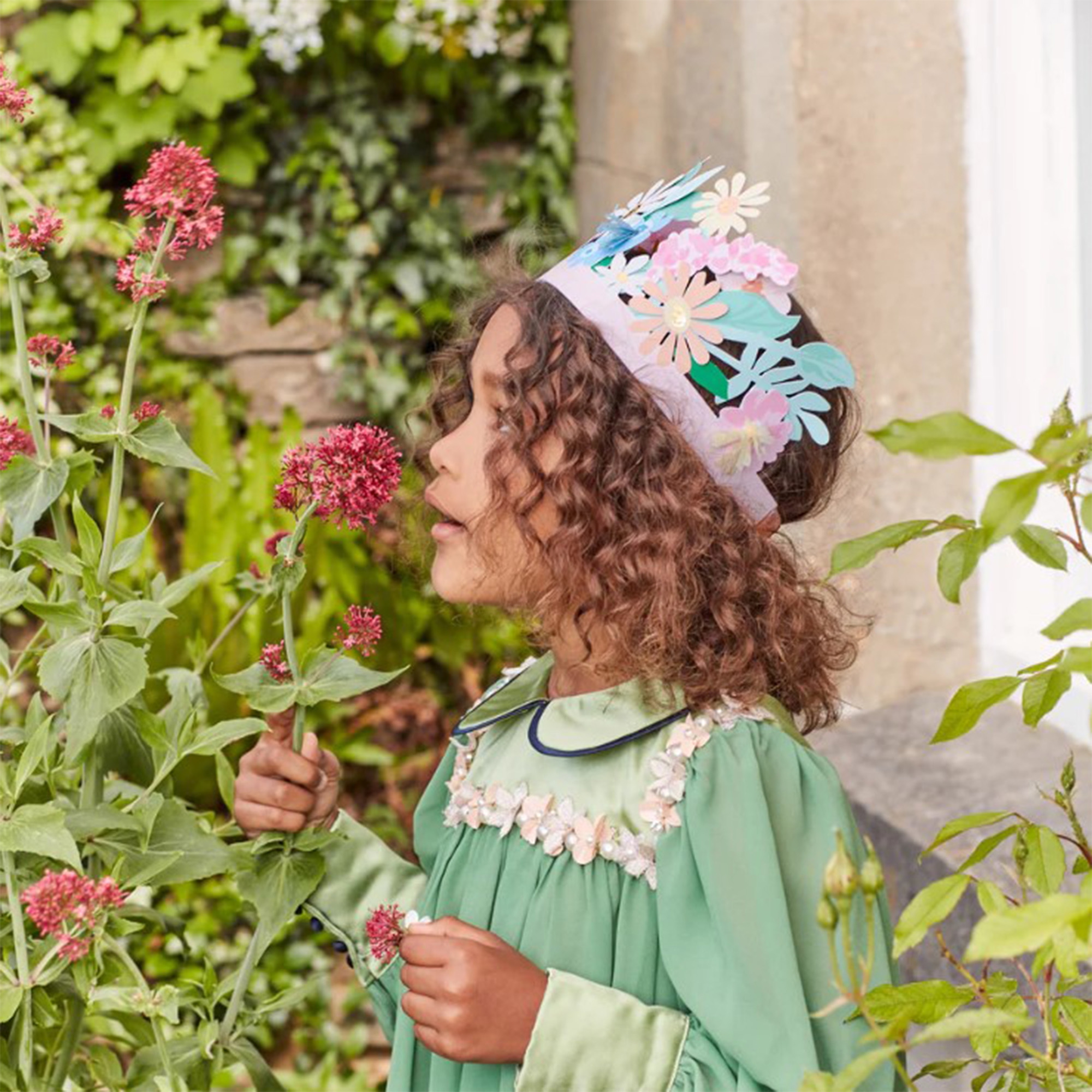 Meri Meri - Kopfschmuck "Blumen" 8 Stück