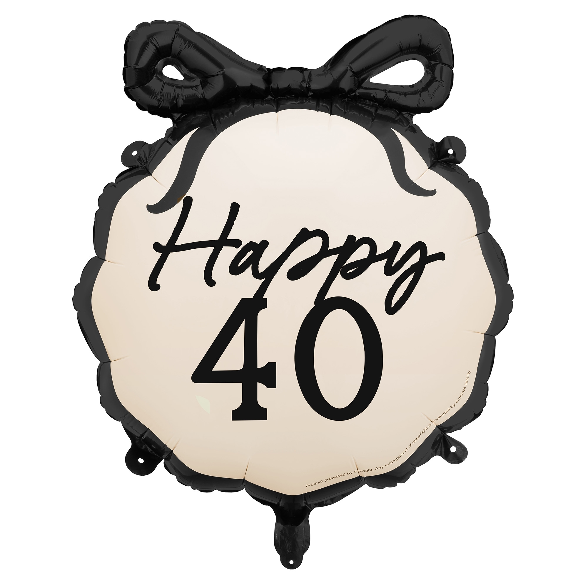 Folienballon "Happy 40." 45cm