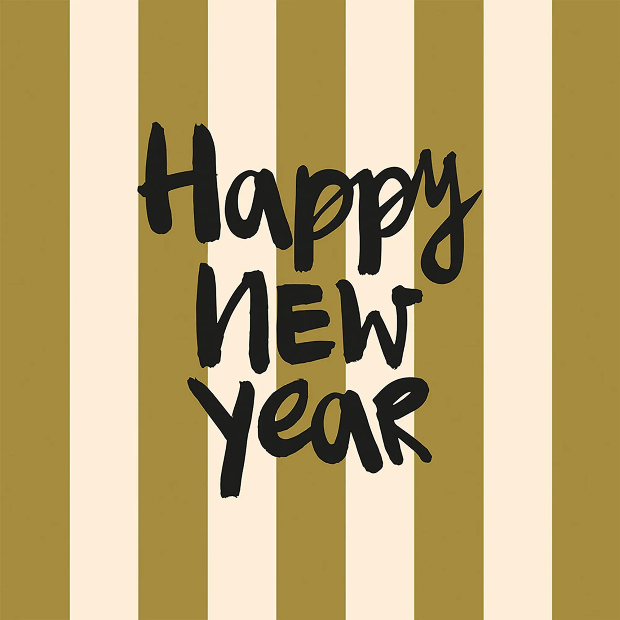 20 Servietten "New Year" 33x33cm