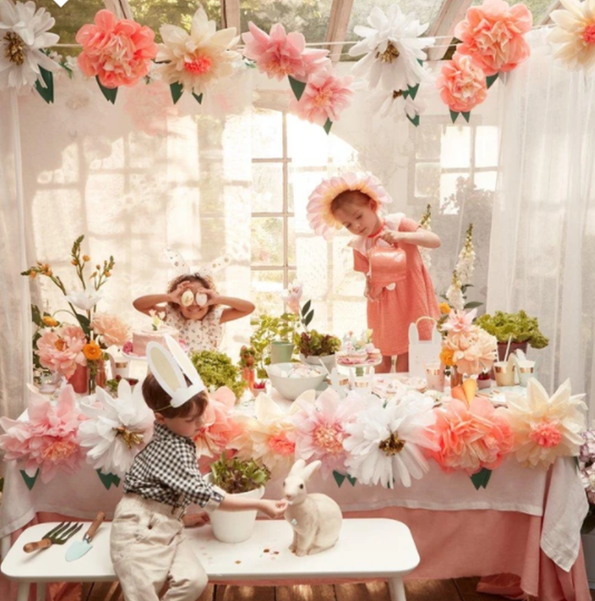 Meri Meri - XXL Papier- Blumengirlande Meri Meri - XXL Papier- Blumengirlande