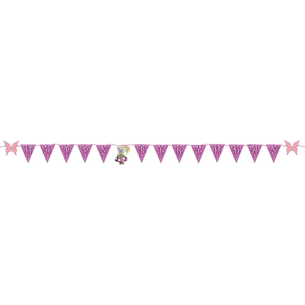 Fancy Fairy - Happy Birthday Girlande