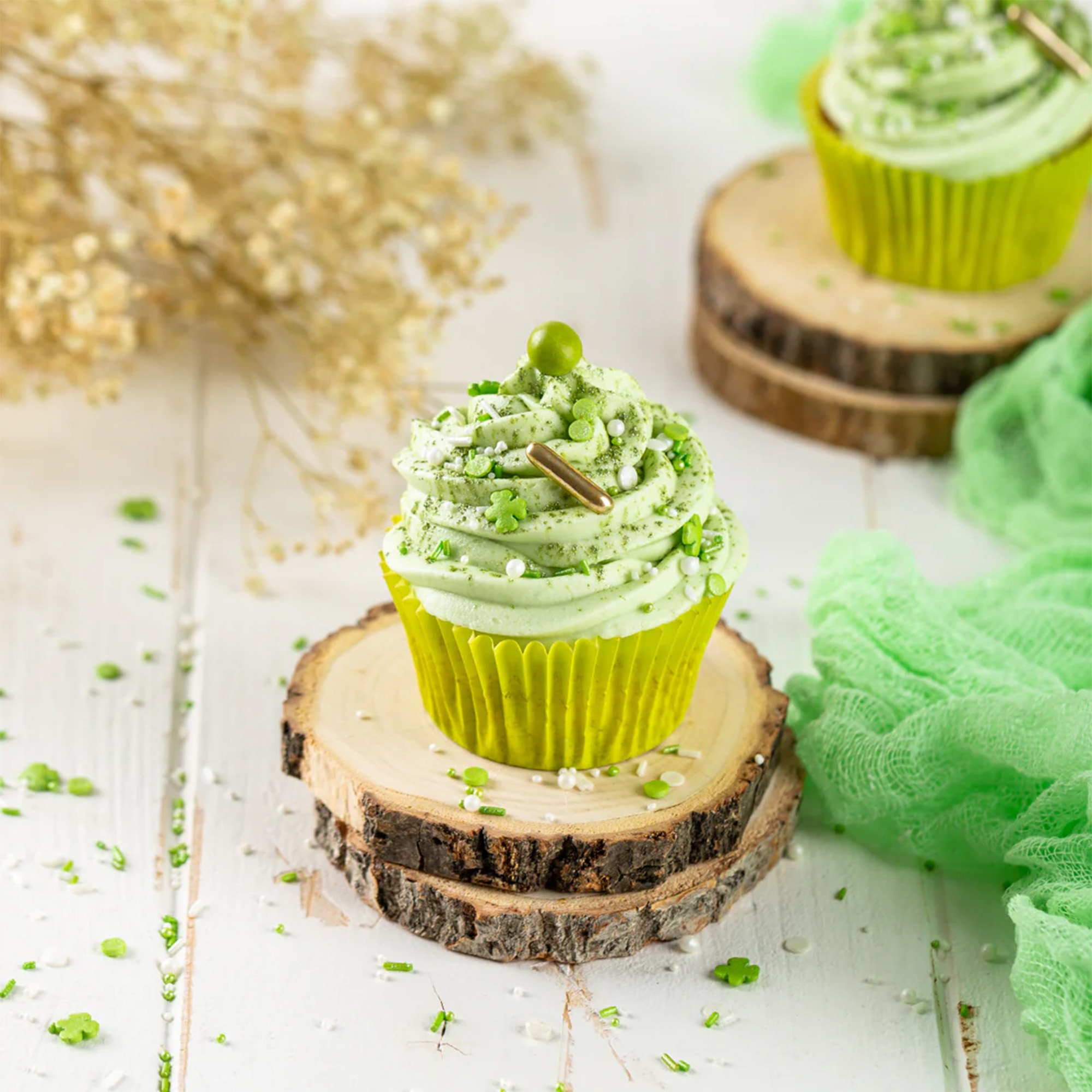 Super Streusel SuperGlitzerPuder Grün 10 g Torte, Sahne, Törtchen, Nachtisch, Essen