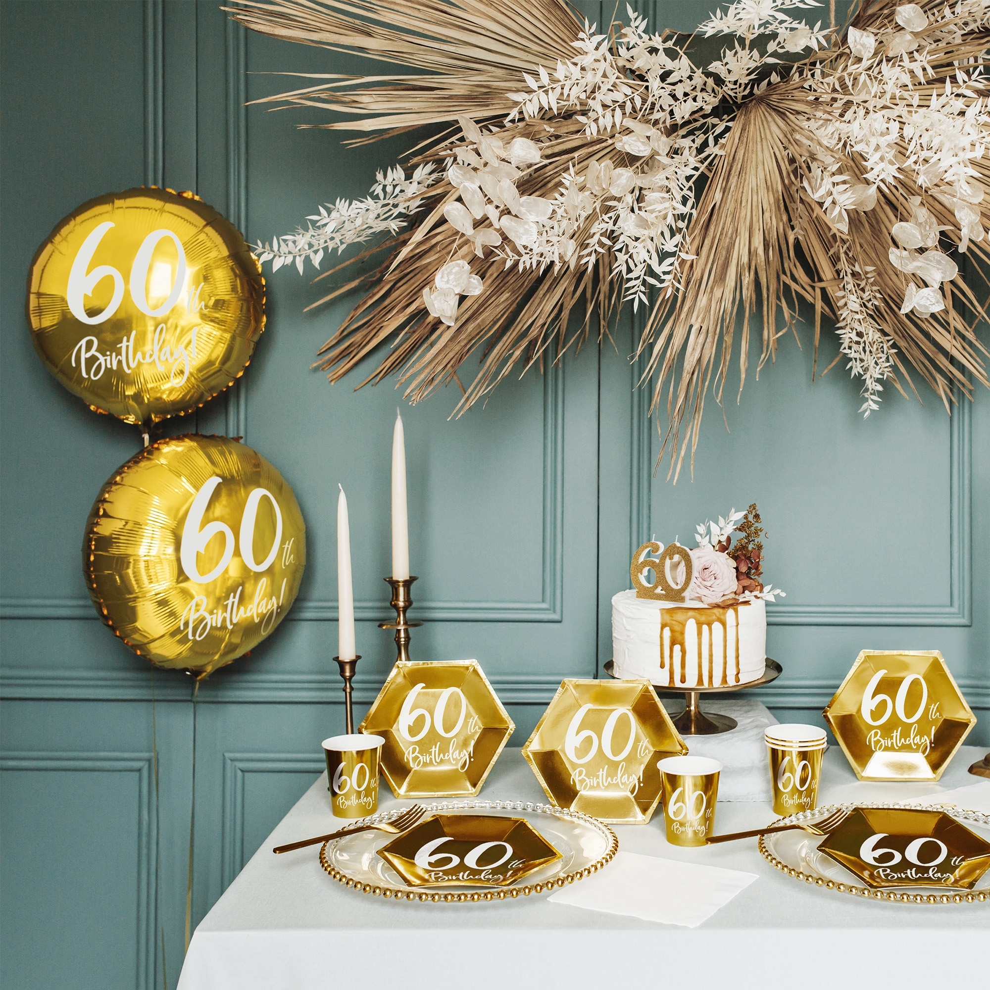 Folienballon "60th Birthday" 45cm