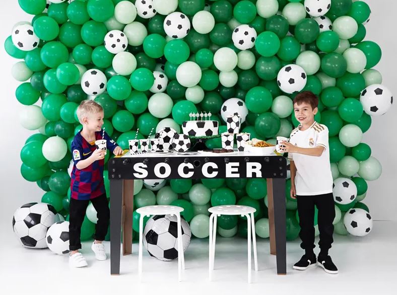 6 Pappteller "Fußball"
